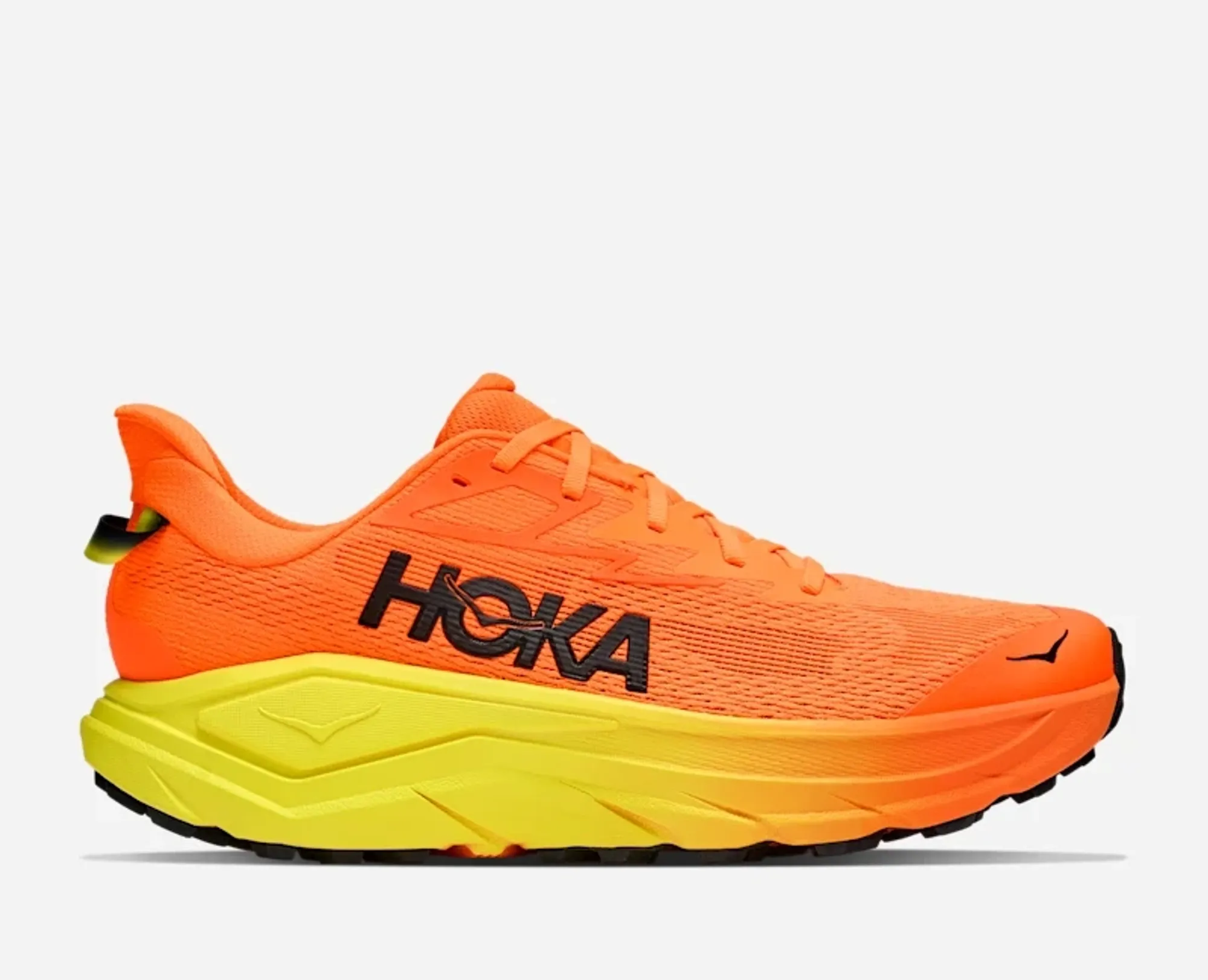 Hoka Men's Challenger 8 Road Running Shoes In Neon Tangerine/Hoka Citrus