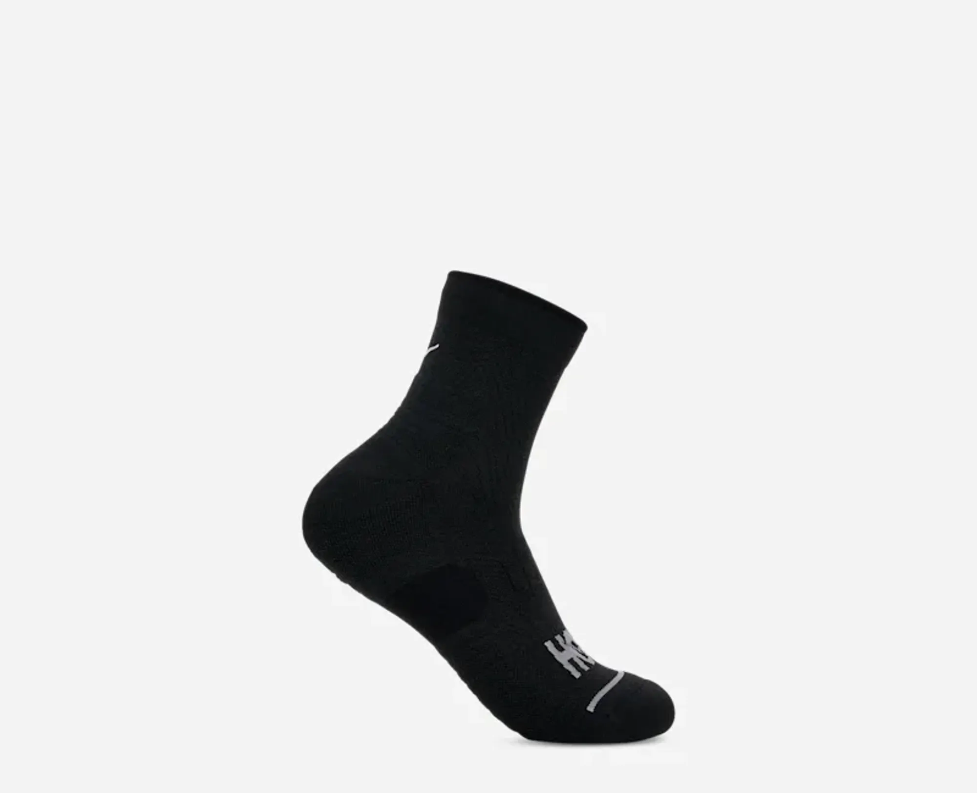 Hoka Quarter Run Sock In Black