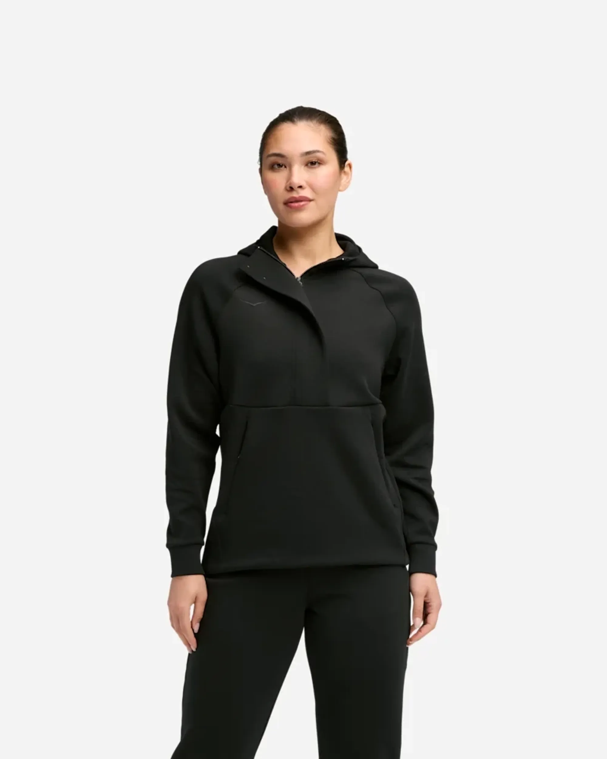 Hoka Women's Essential Recovery Hoodie In Black