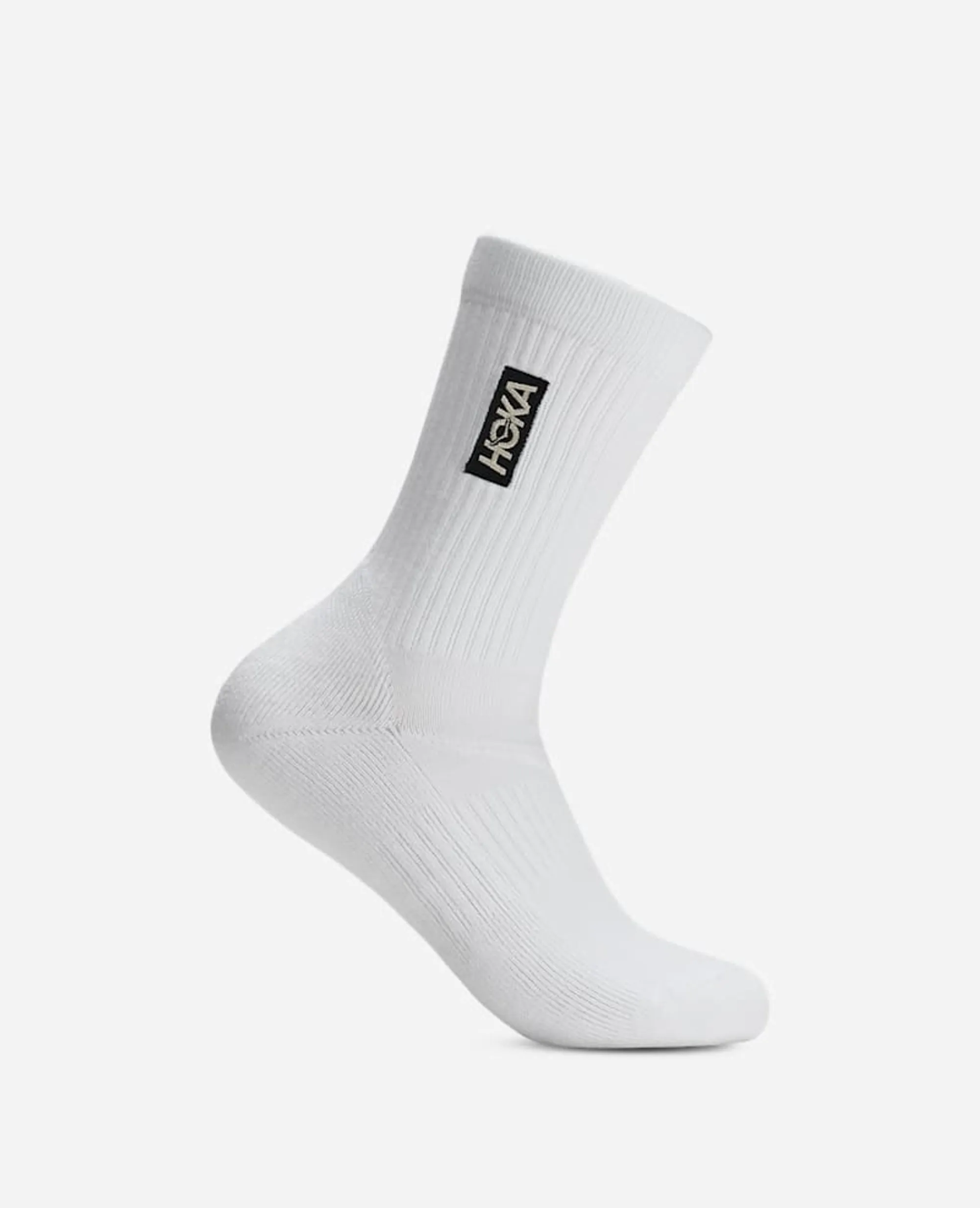 Hoka Lifestyle Crew Sock In White