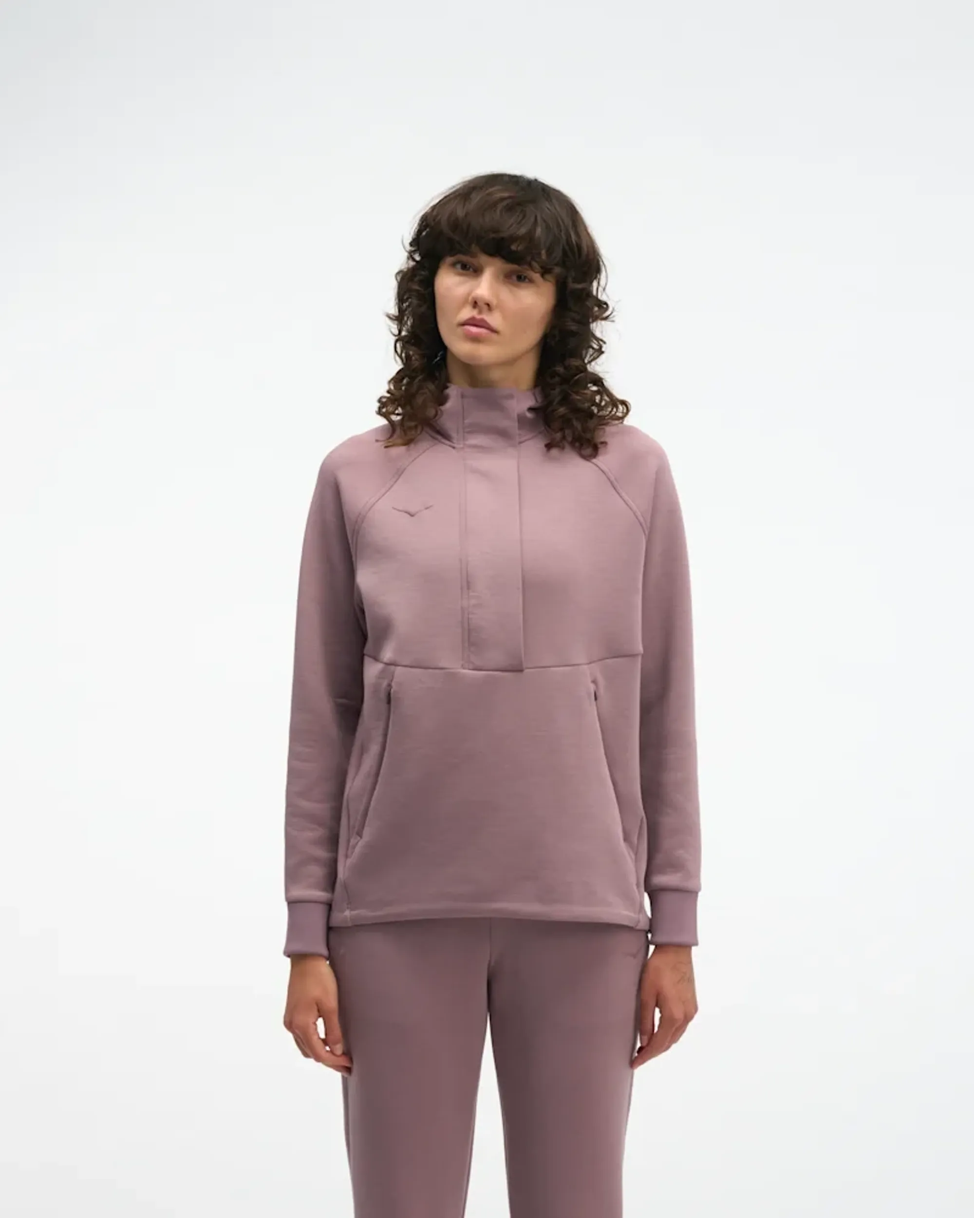 Hoka Women's Essential Recovery Hoodie In Dark Quartzite