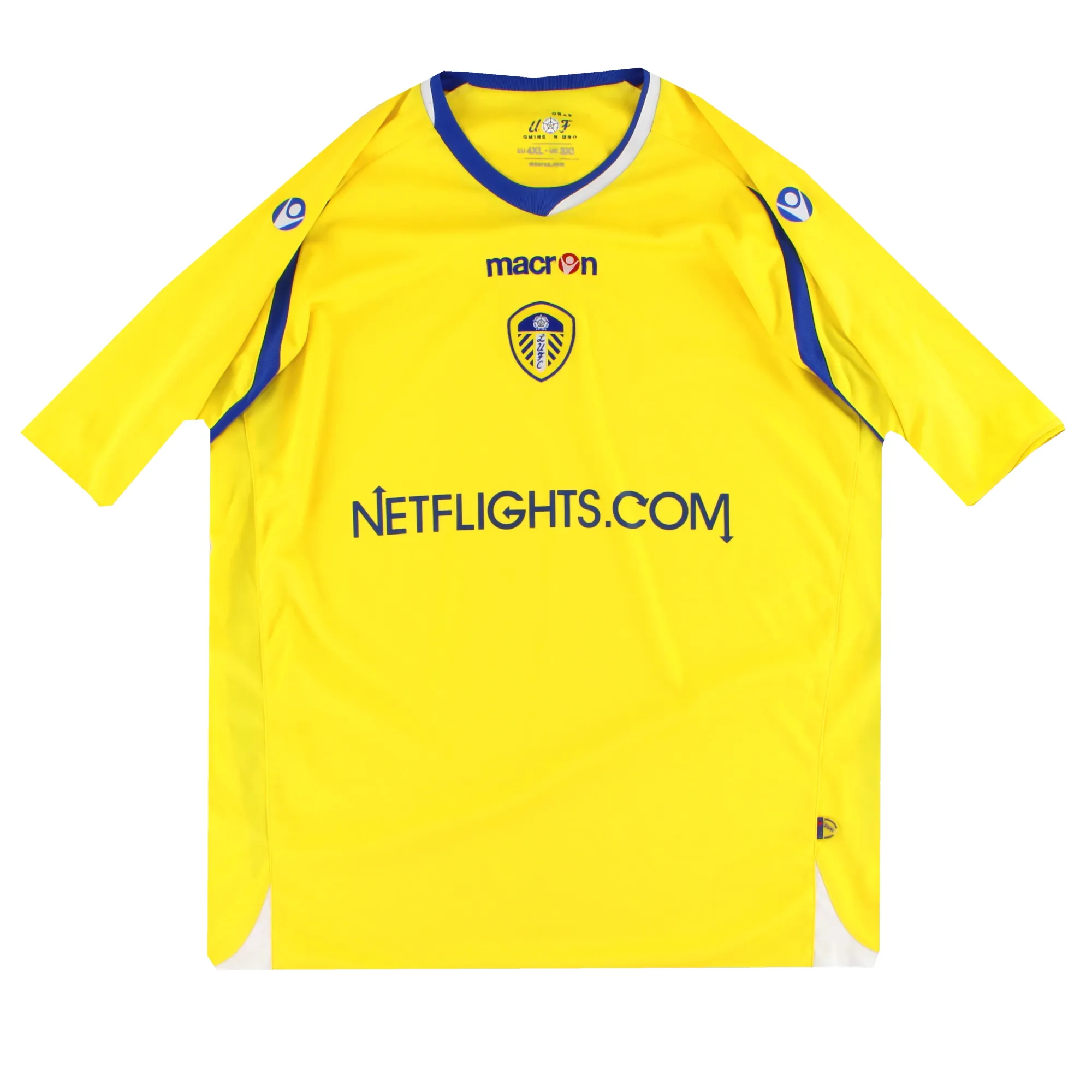 2008-09 Leeds Macron Third Shirt XXXL - Leeds / Excellent 
