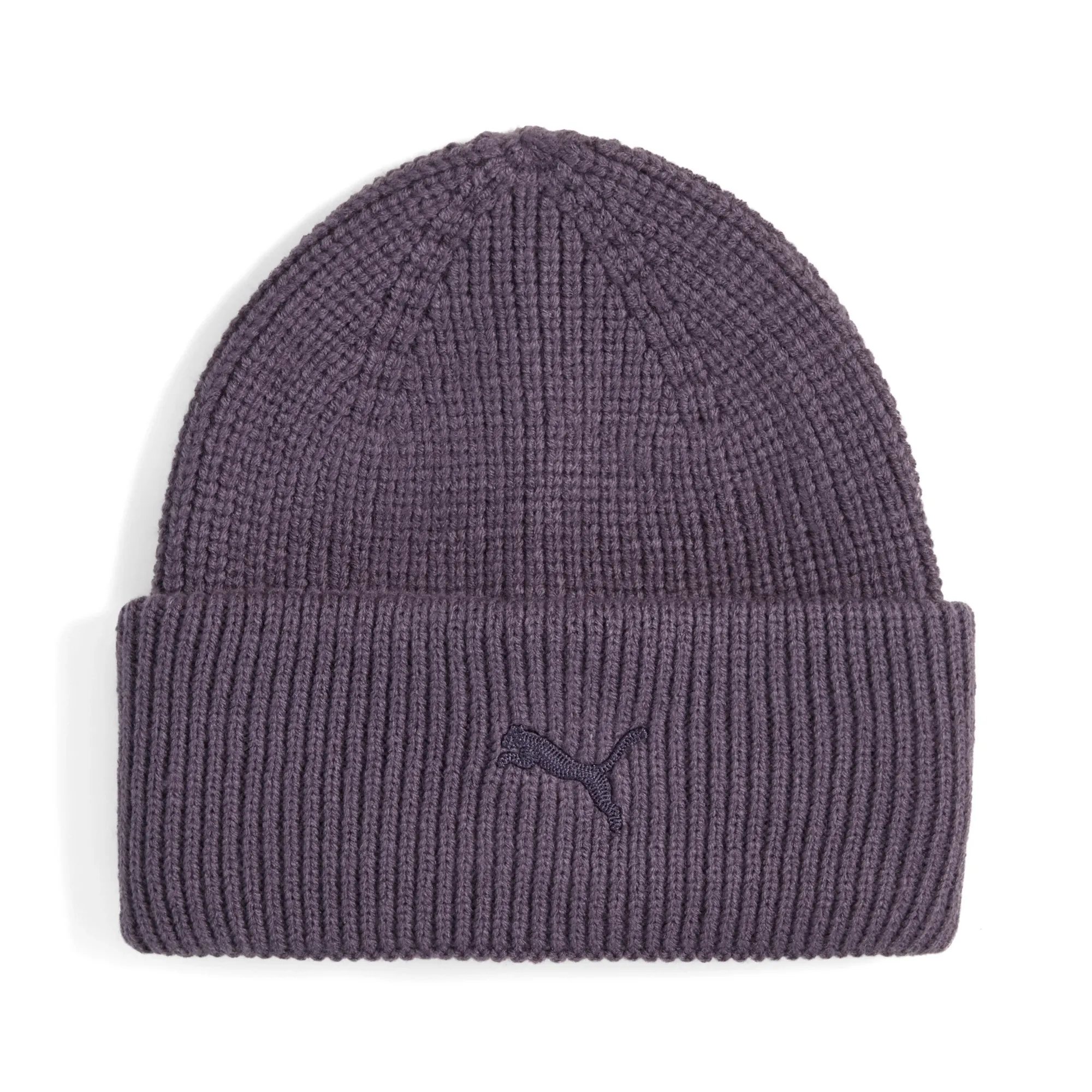 PUMA Wardrobe Essentials Chunky Mid Crown Beanie in Gray