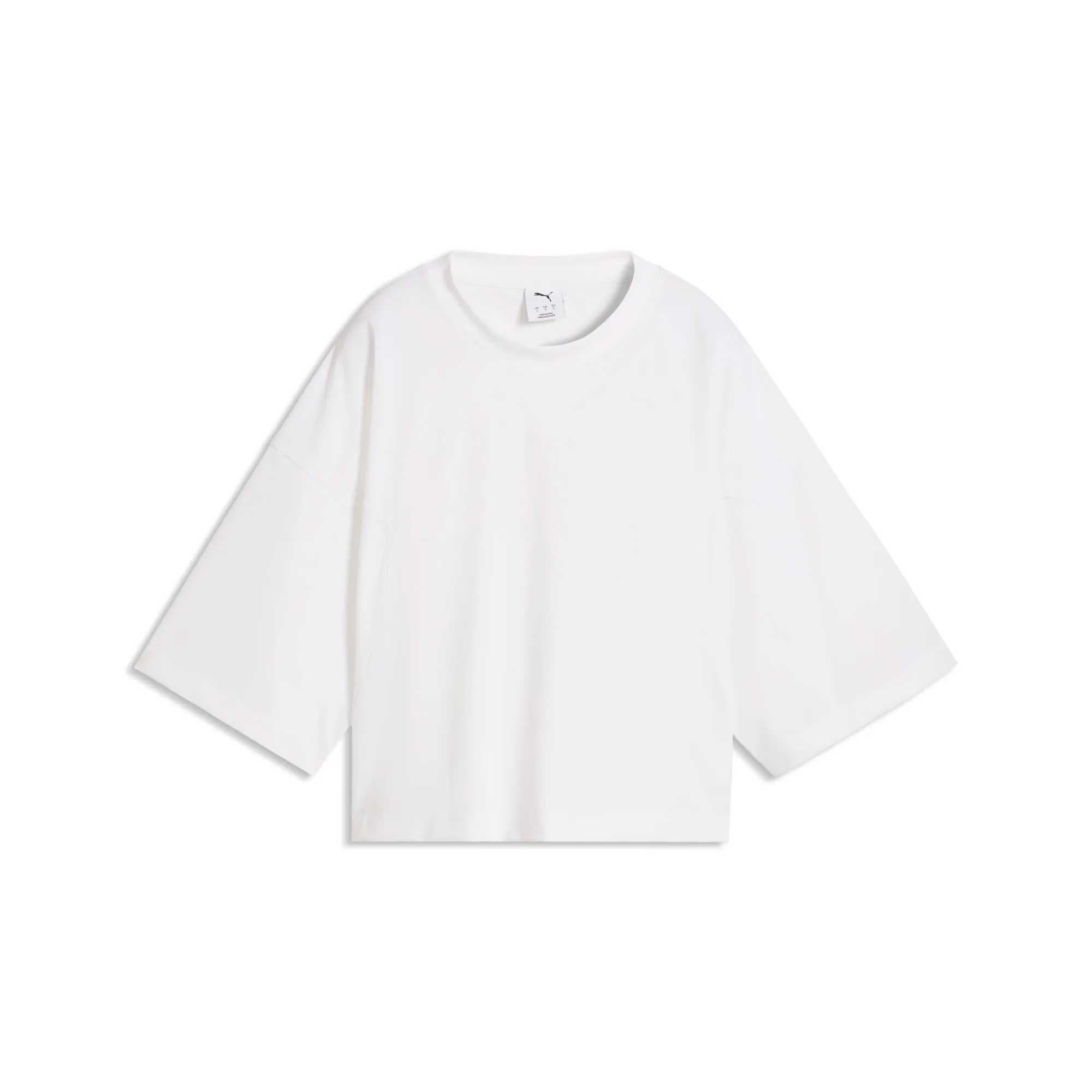 PUMATECH SENSE Oversized T-Shirt Women in White | Size Large