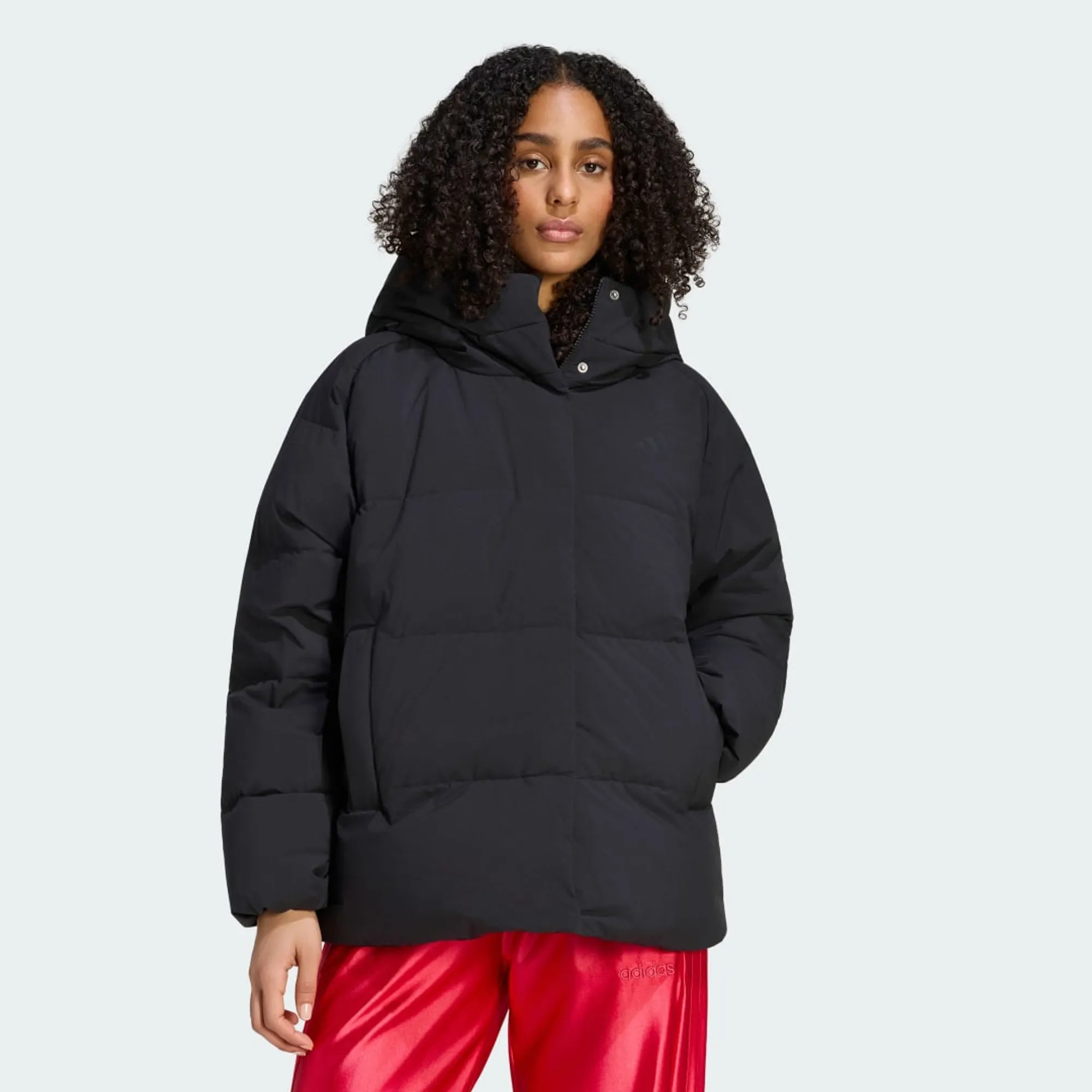 adidas HELIONIC DOWN PUFFER HOODED JACKET