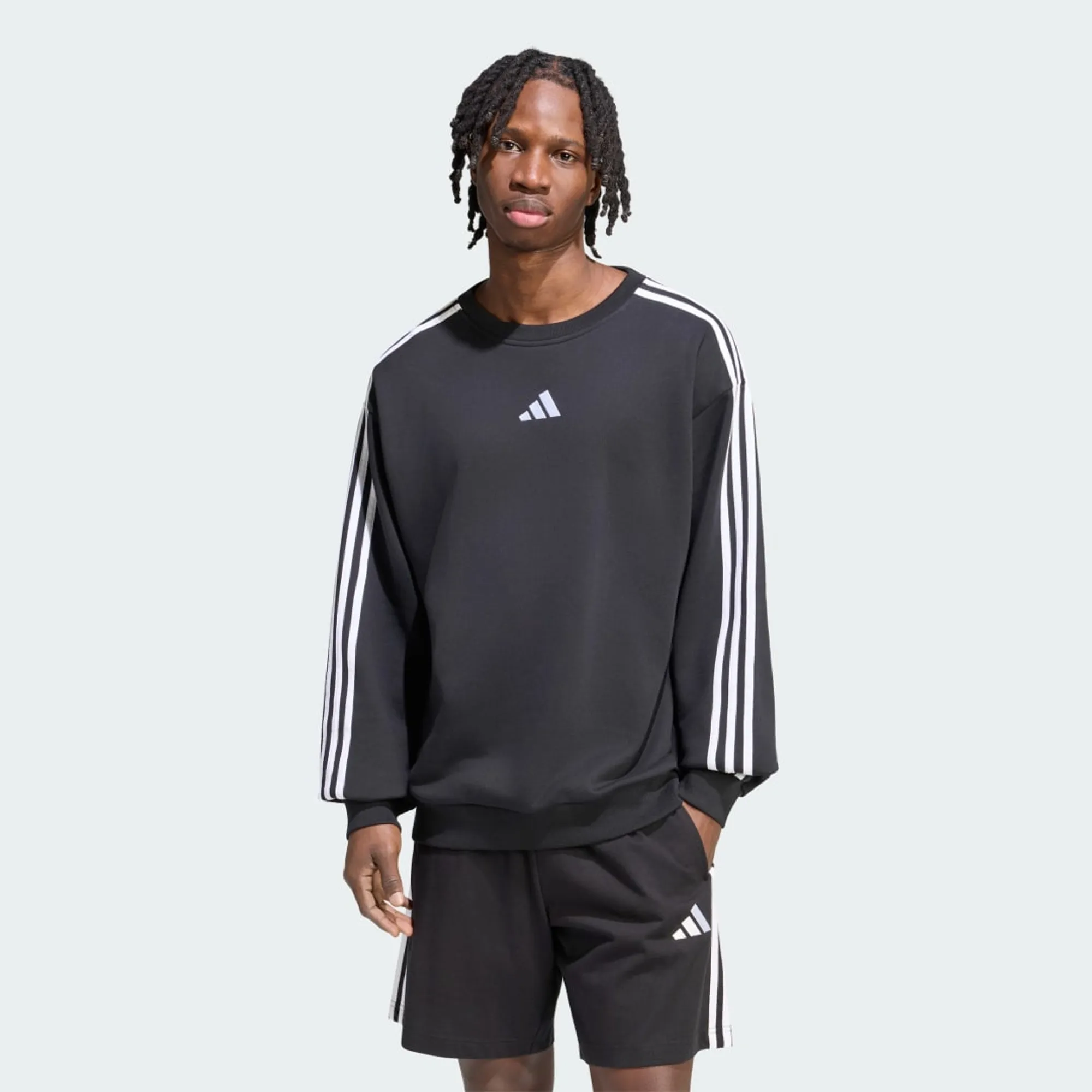 adidas Essentials 3-Stripes French Terry Sweatshirt
