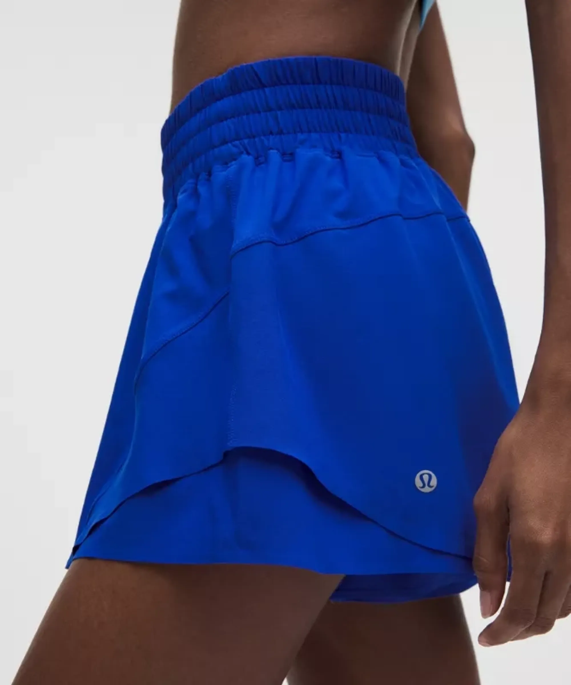 lululemon – Women's Shake It Out High-Rise Running Shorts – 2.5" – Color Blue – Size Large