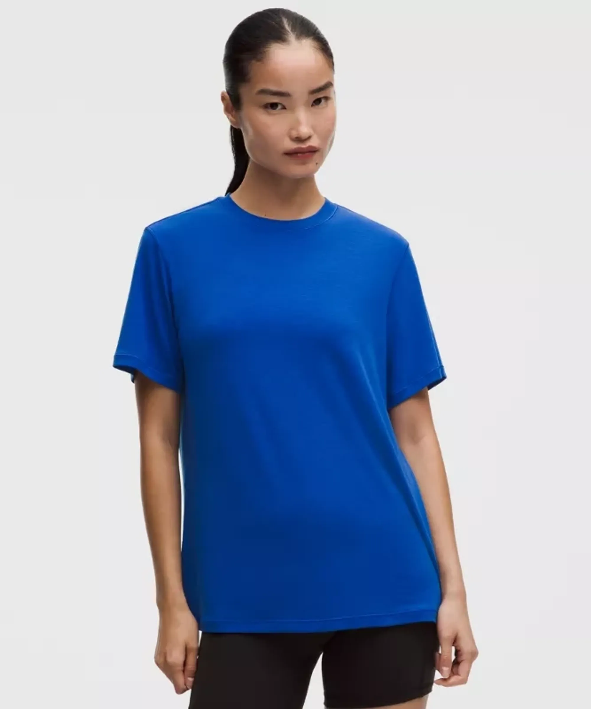 lululemon – Women's Jersey Training Short-Sleeve Shirt – Color Blue – Size 0