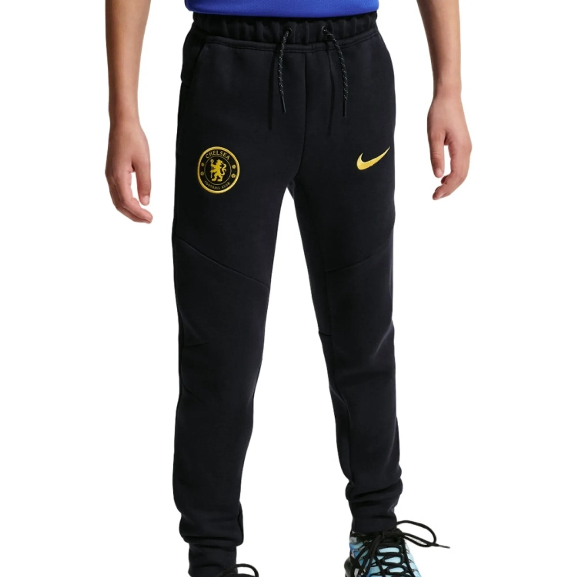 Chelsea Nike Tech Fleece Pants - Pitch Blue - Kids