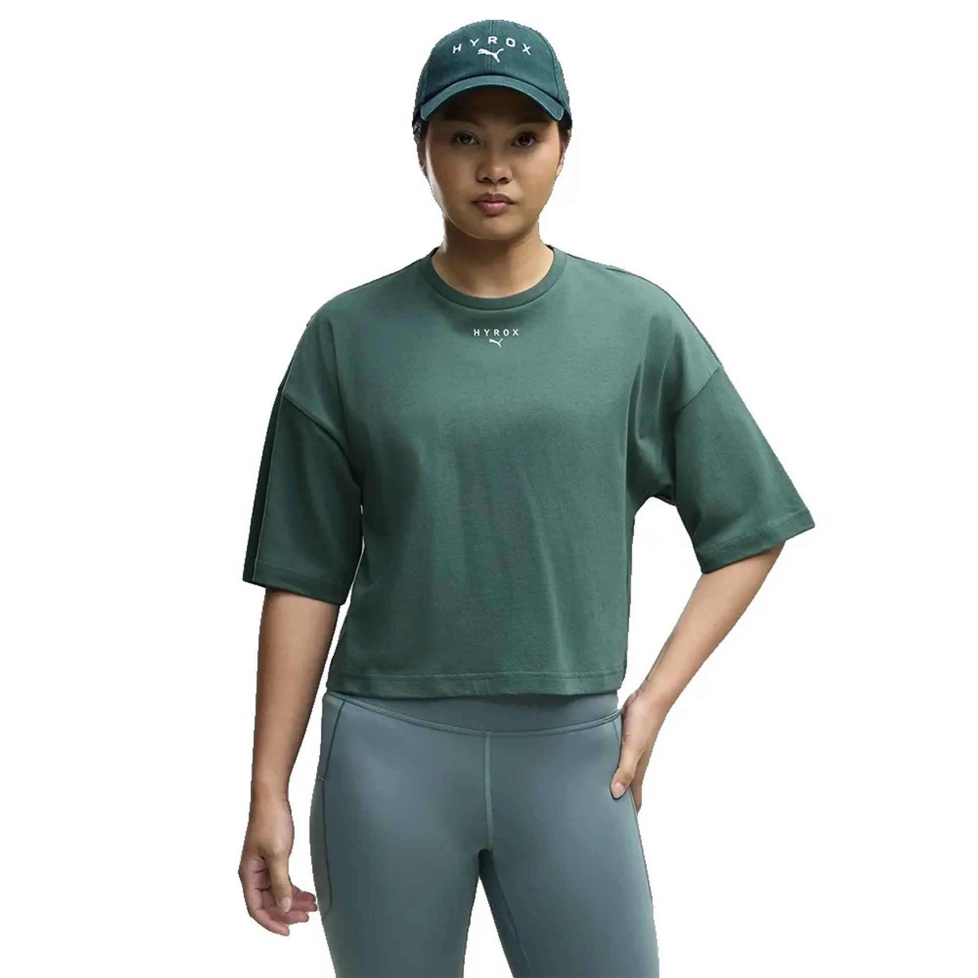 Puma X Hyrox Cropped Lifestyle Short Sleeve T-shirt