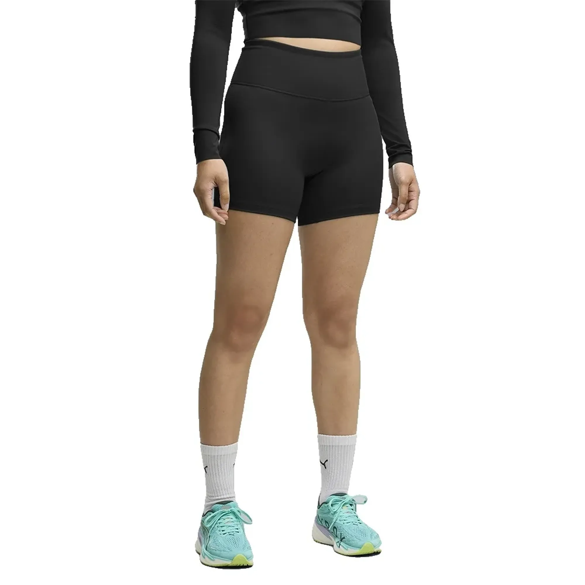 PUMA x HYROX Essentials 5 Short Tights Women in Black | Size 3XL