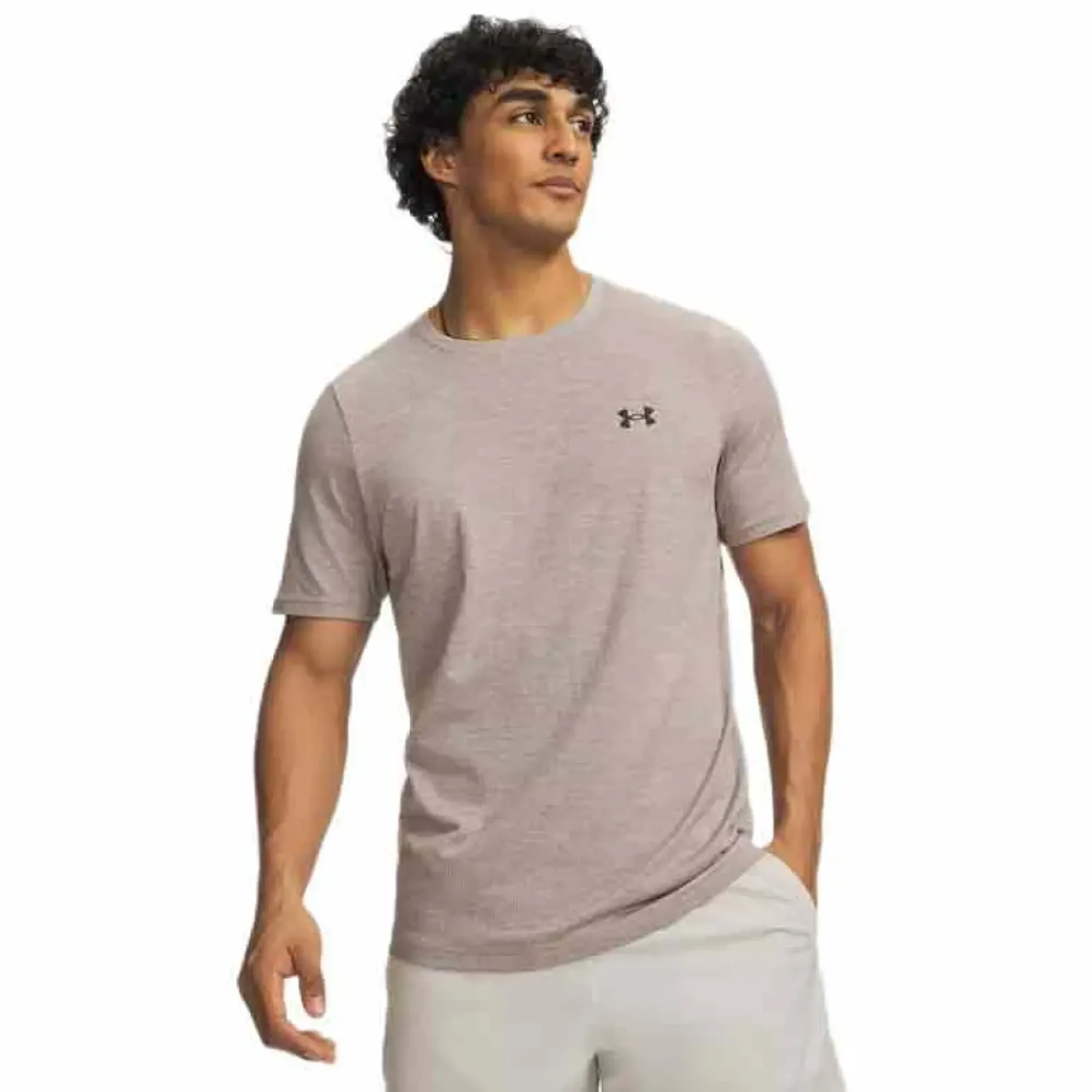 Under Armour  Vanish Elite Seamless Men's Short Sleeve Timberwolf Taupe / Ultimate Black L