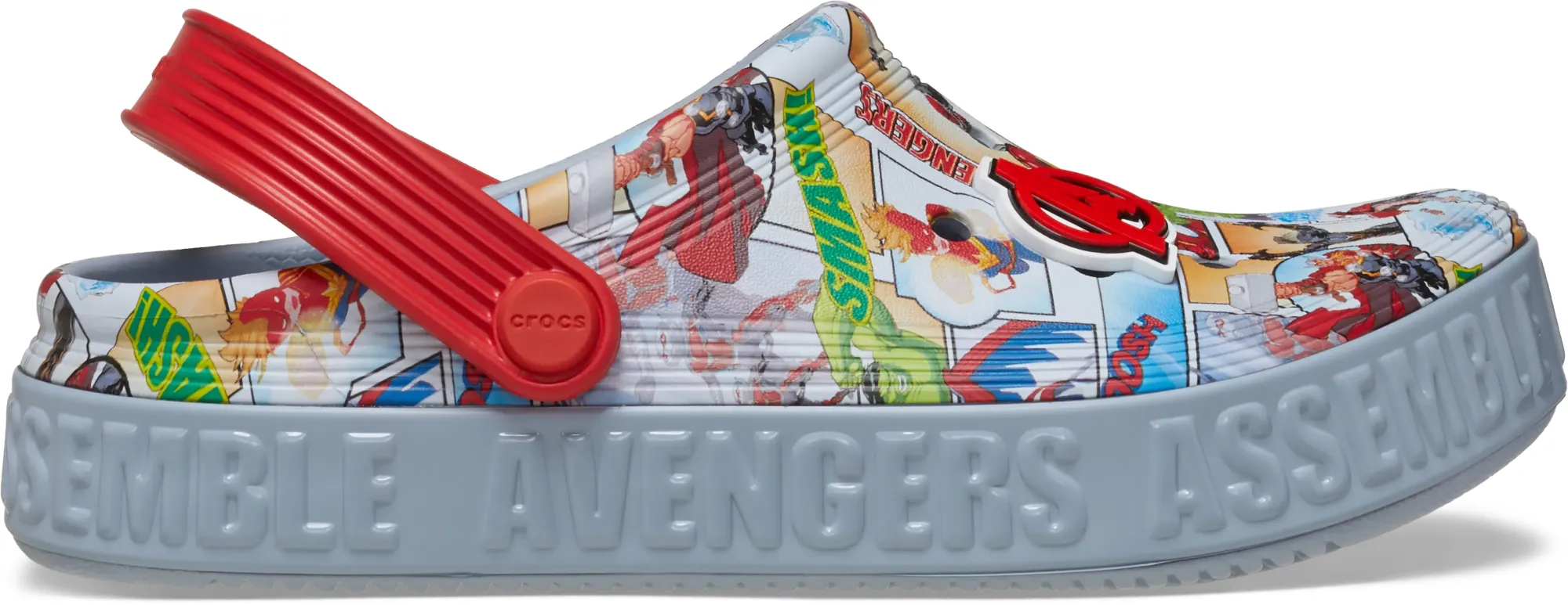 Crocs | Kids | Avengers Off Court | Clogs | Blue Grey | missing