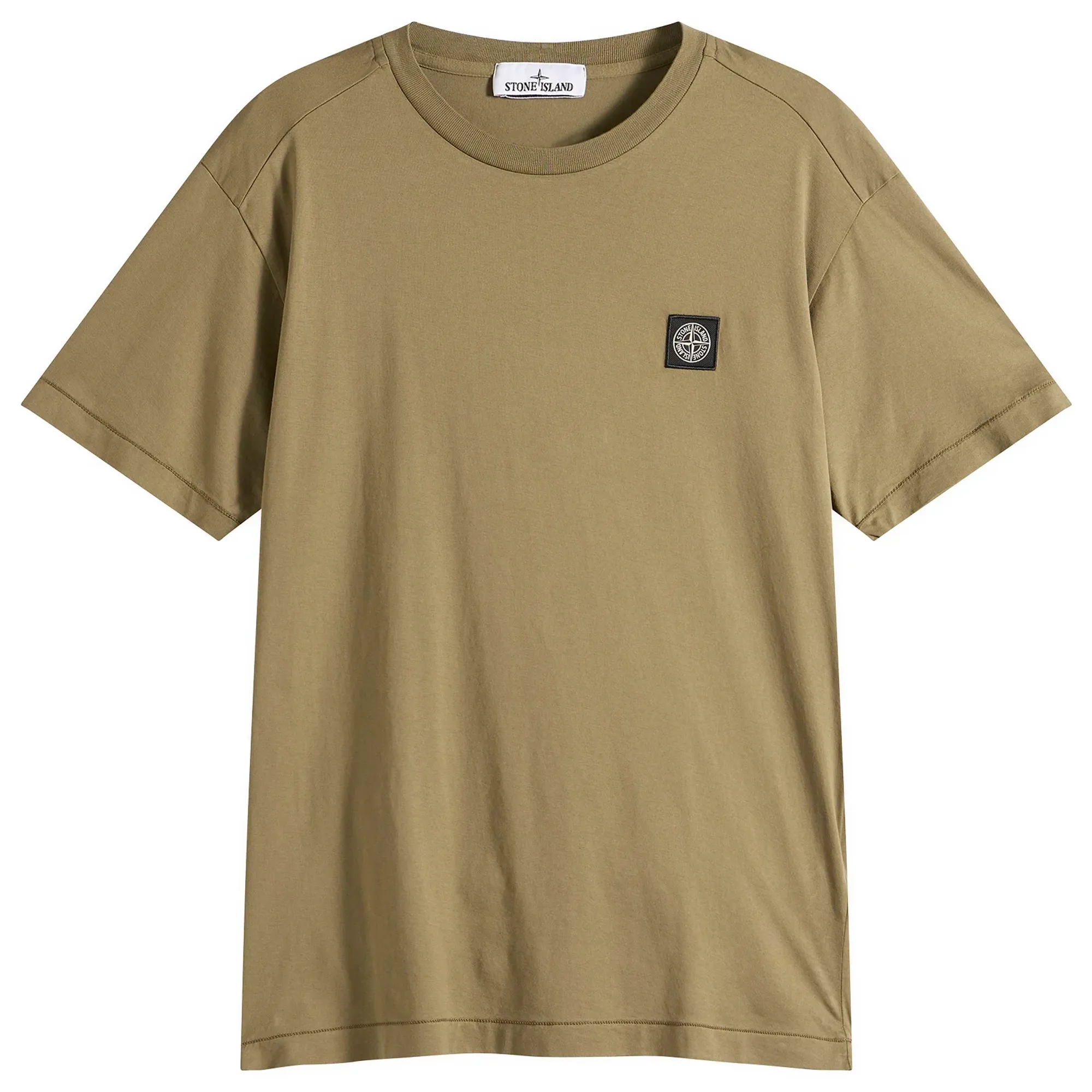 Stone Island Men's Patch Logo T-Shirt Military Green