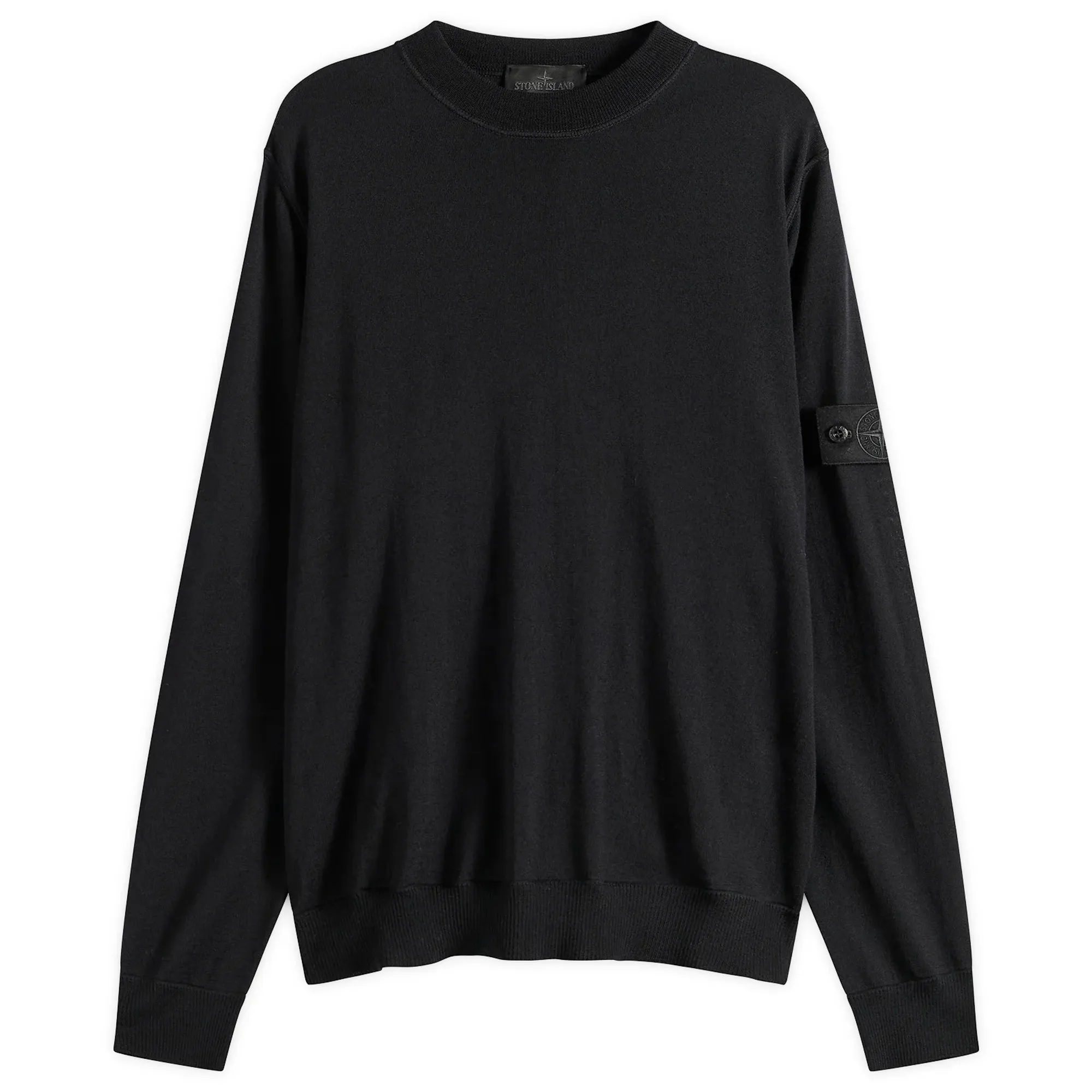 Stone Island Men's Ghost Light Pure Wool Jumper Black