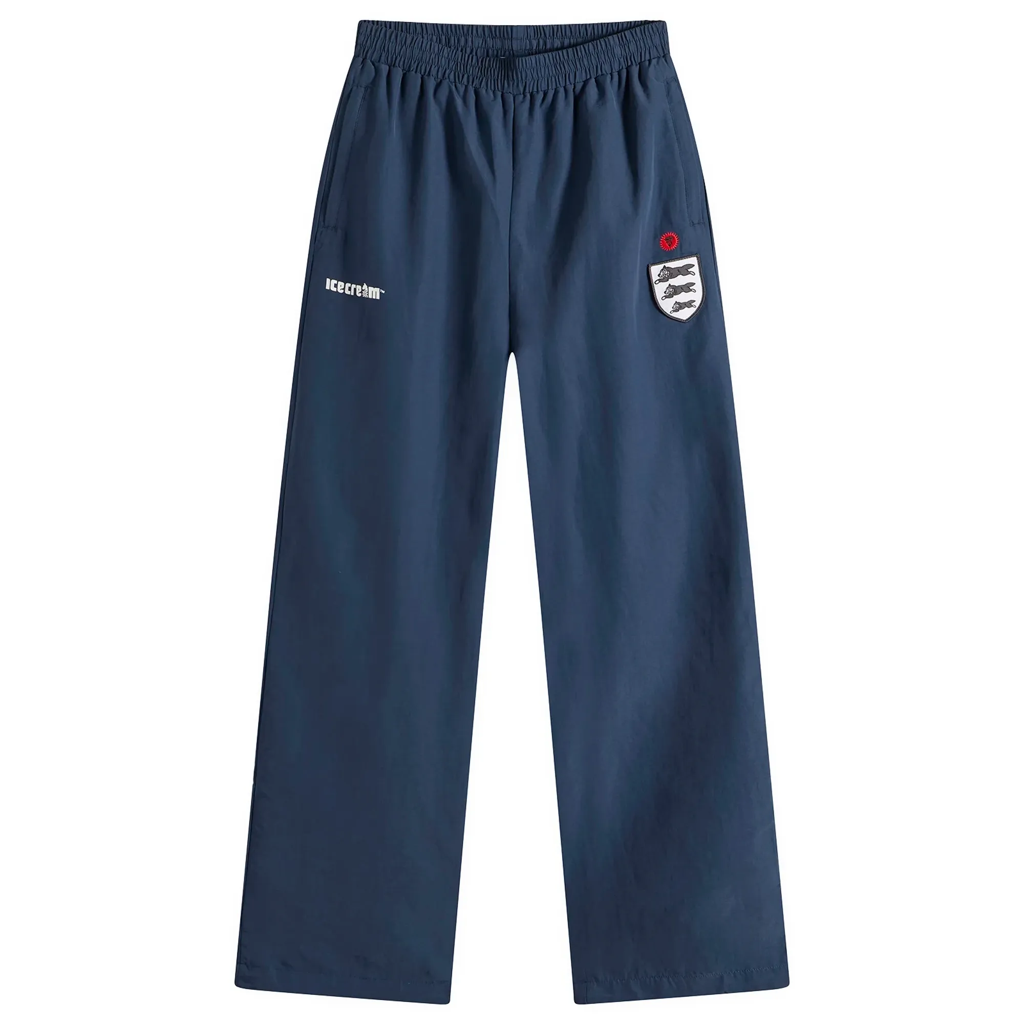 ICECREAM Men's Running Dog Patch Football Track Pants Navy