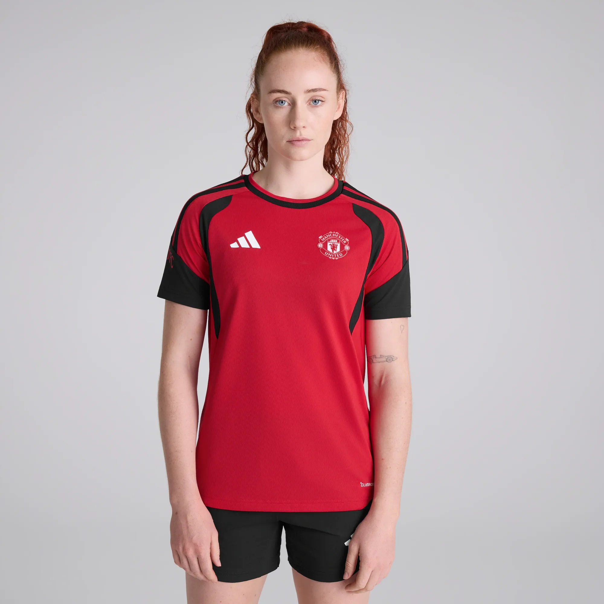 Manchester United Womens 26/27 Training Tiro Authentic Jersey Red