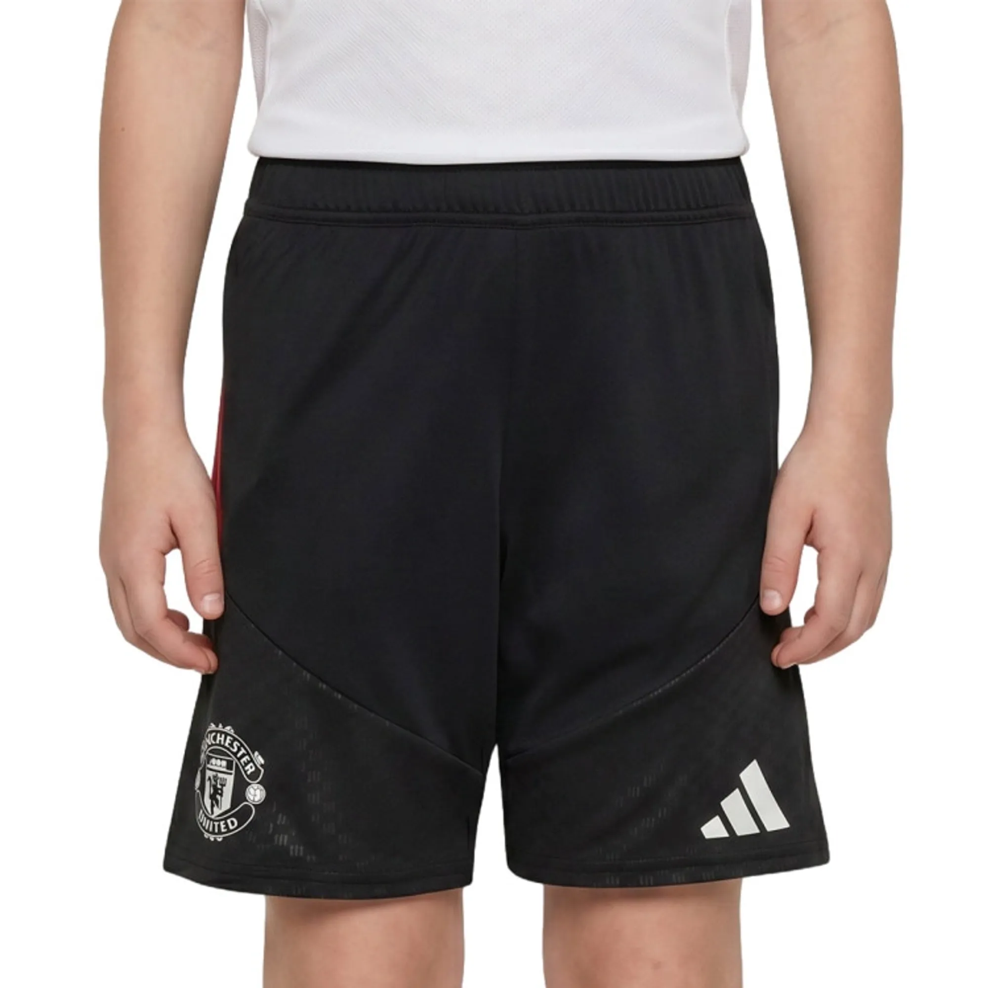 Manchester United Kids 26/27 Training Tiro Shorts Black