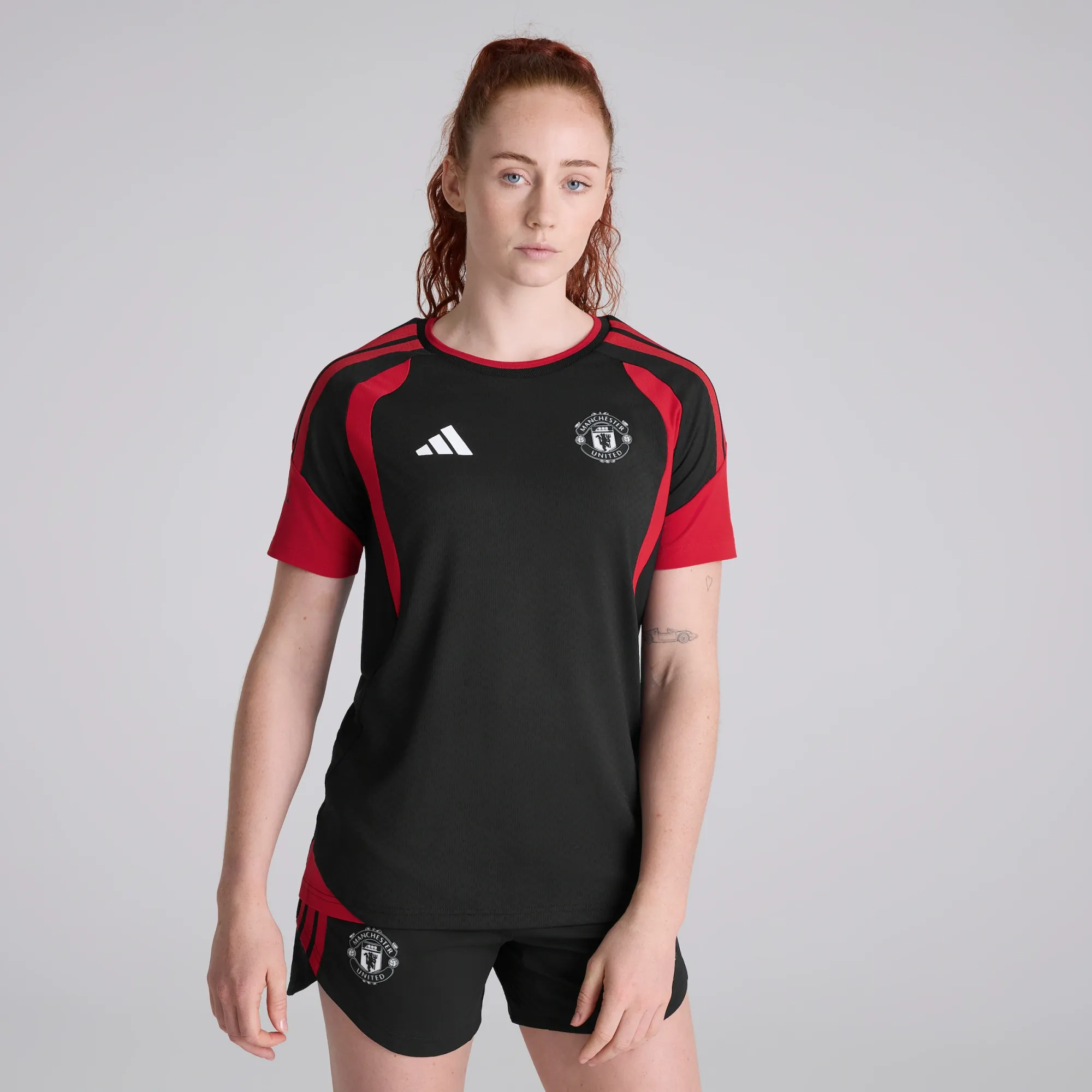Manchester United Womens 26/27 Training Tiro Authentic Jersey Black