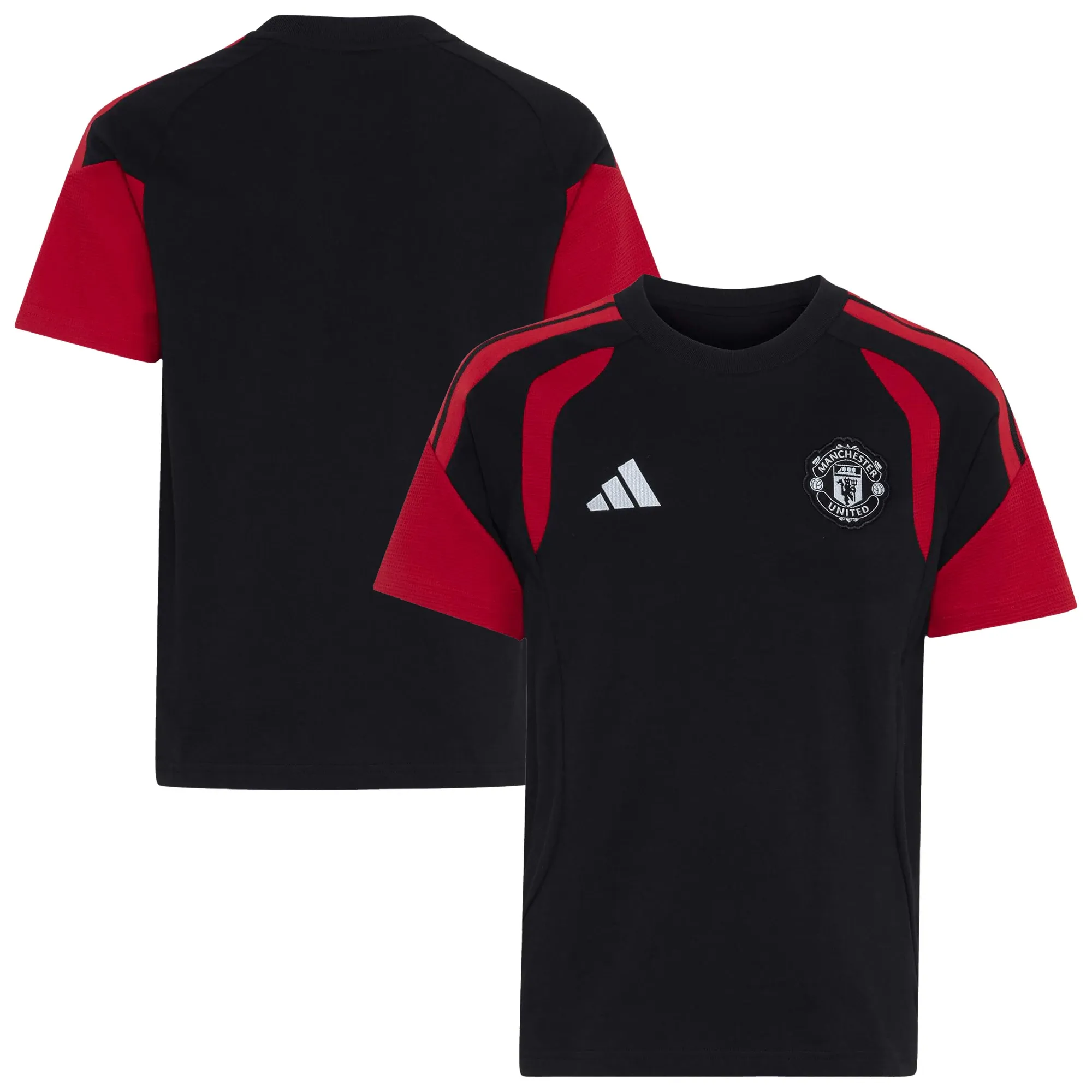 Manchester United Kids 26/27 Training Tiro T-Shirt Black