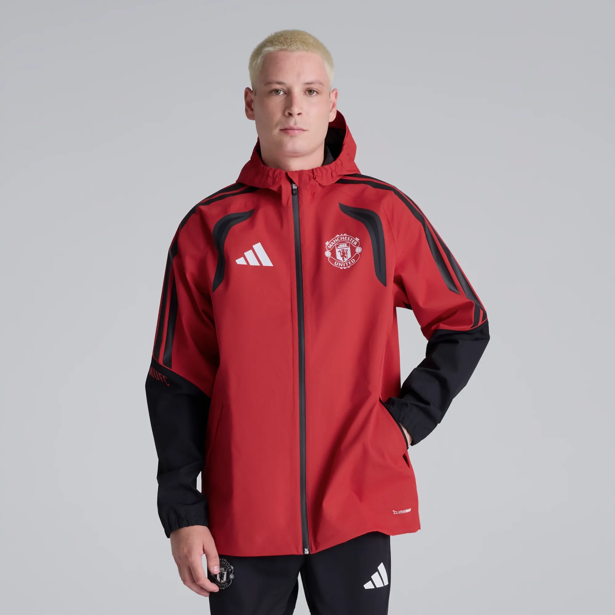 Manchester United 26/27 Training Tiro Authentic Rain Jacket Red