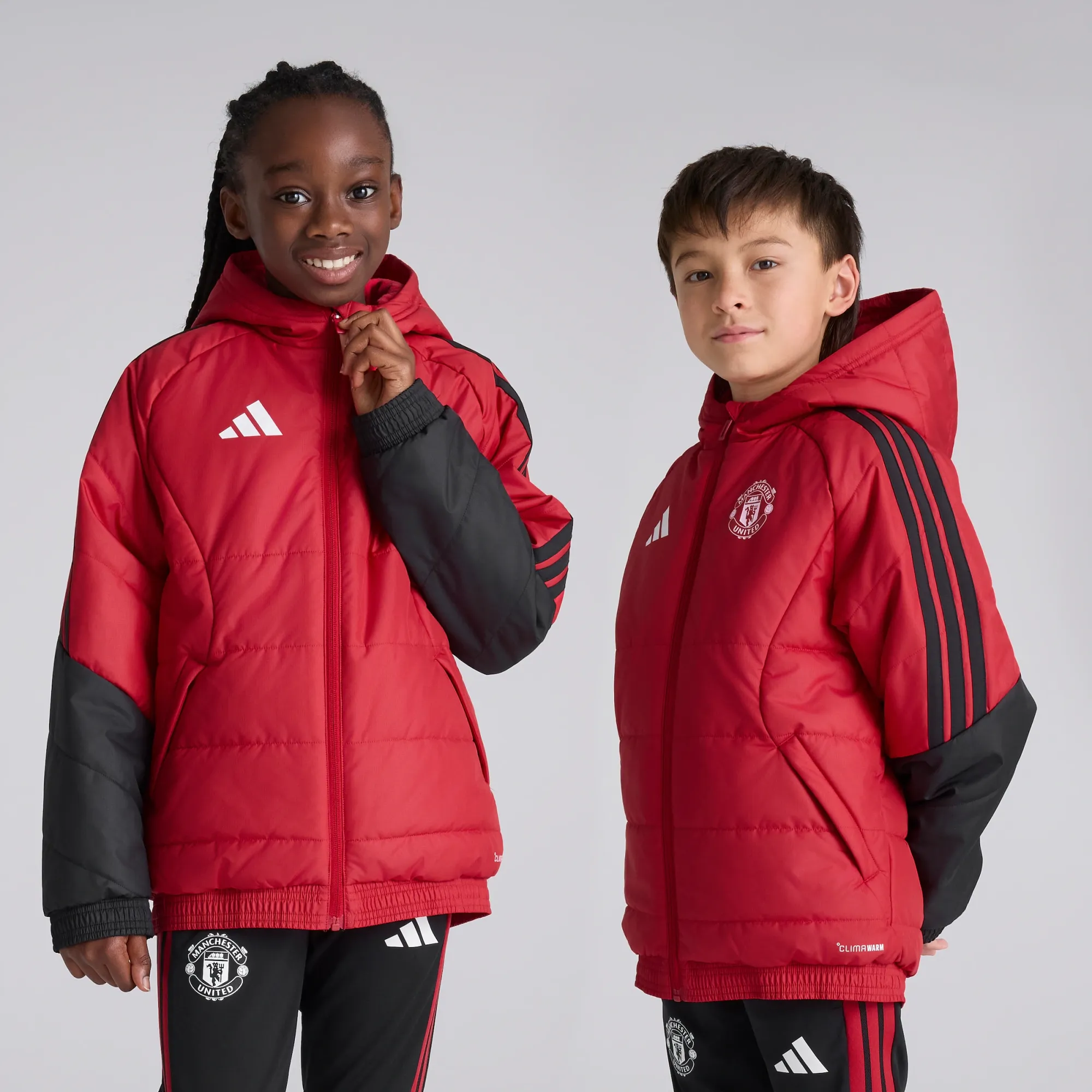Manchester United Kids 26/27 Training Tiro Winter Jacket Red