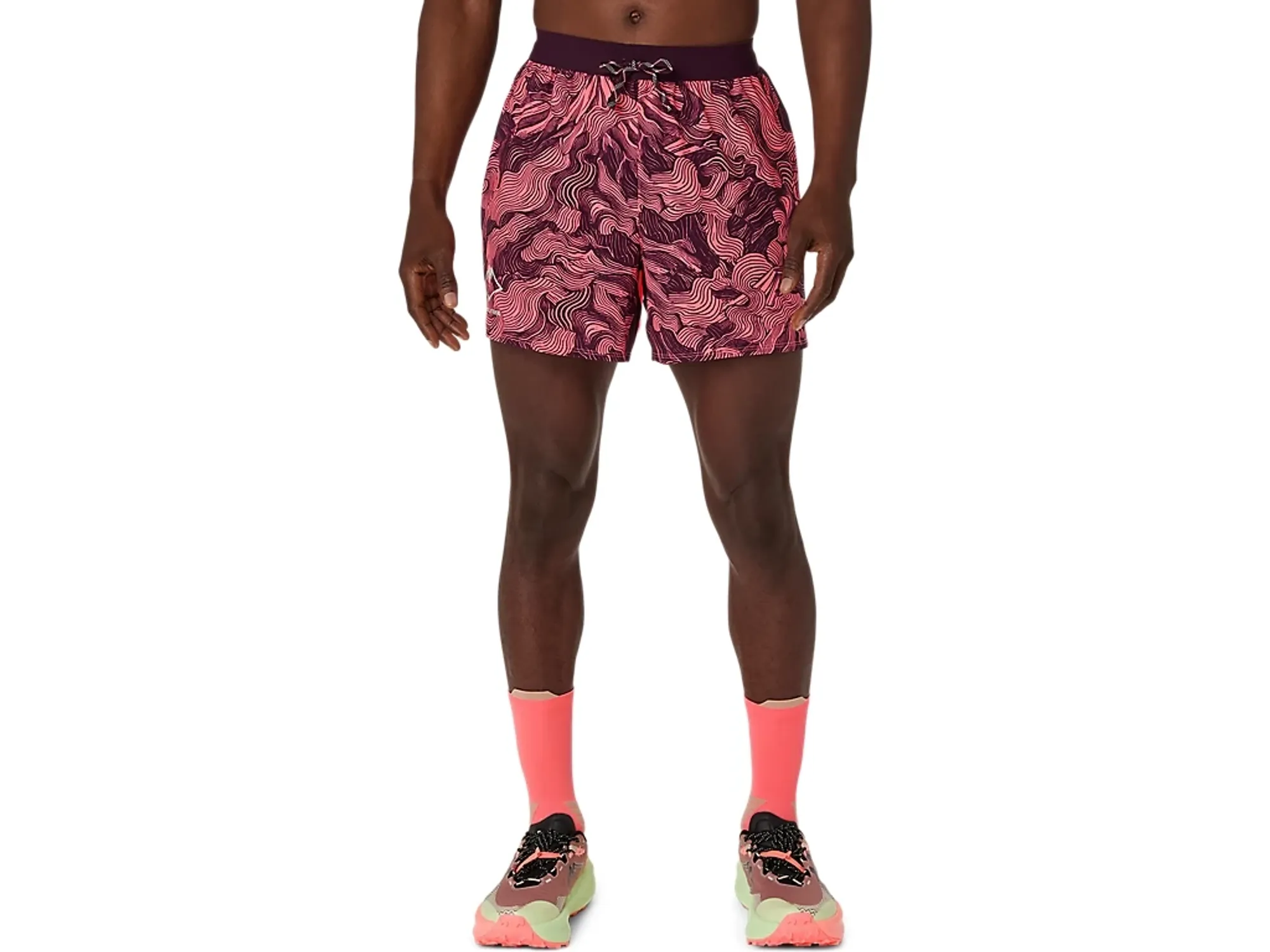 Asics Fujitrail  All Over Print 5In Short