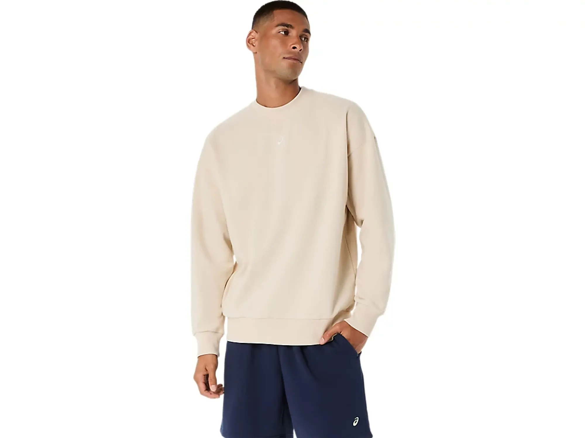 Asics Fleece Crew-Neck Top Relaxed