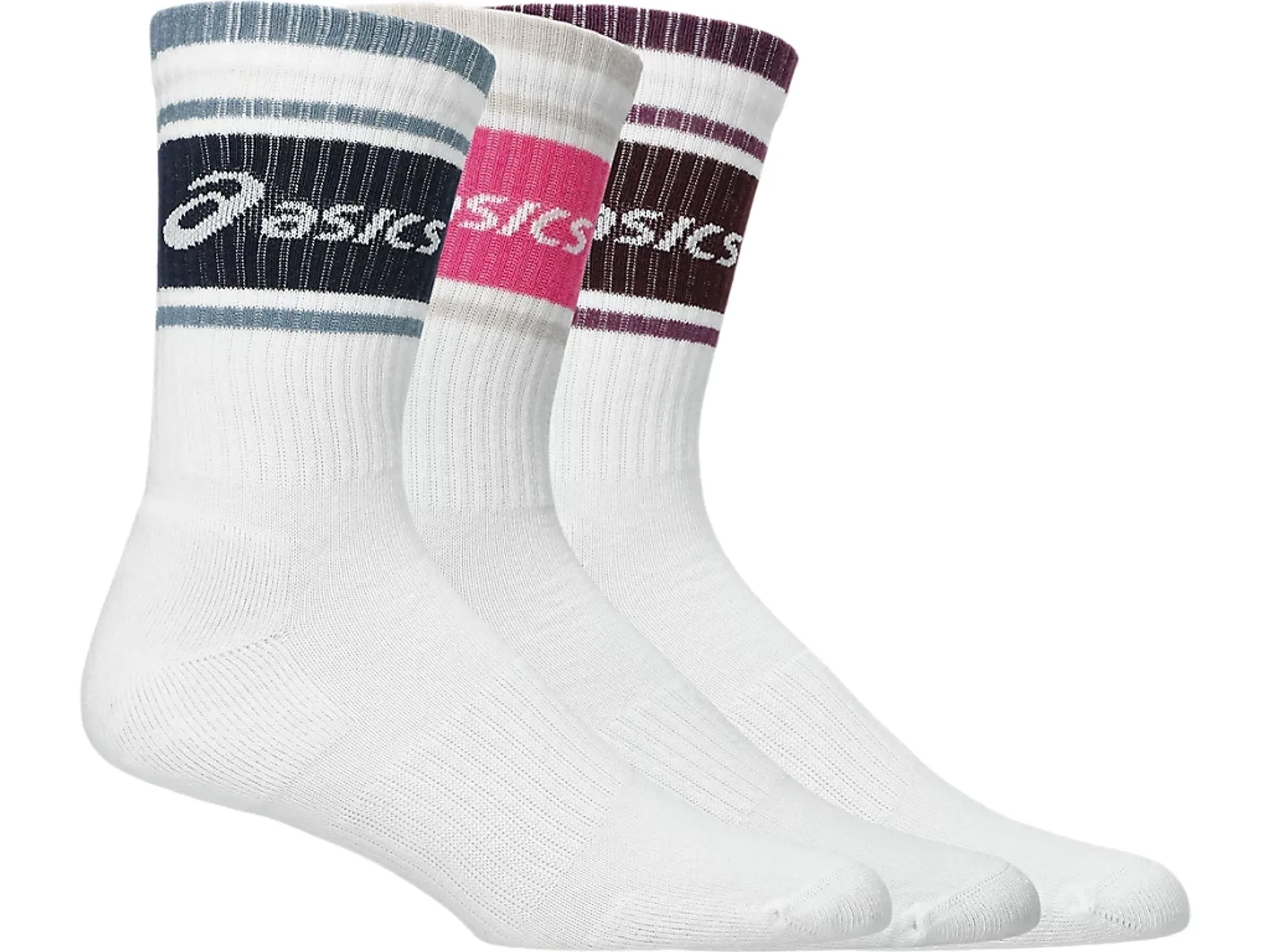 Asics Aeg 3 Pack Asics Logo Crew Sock