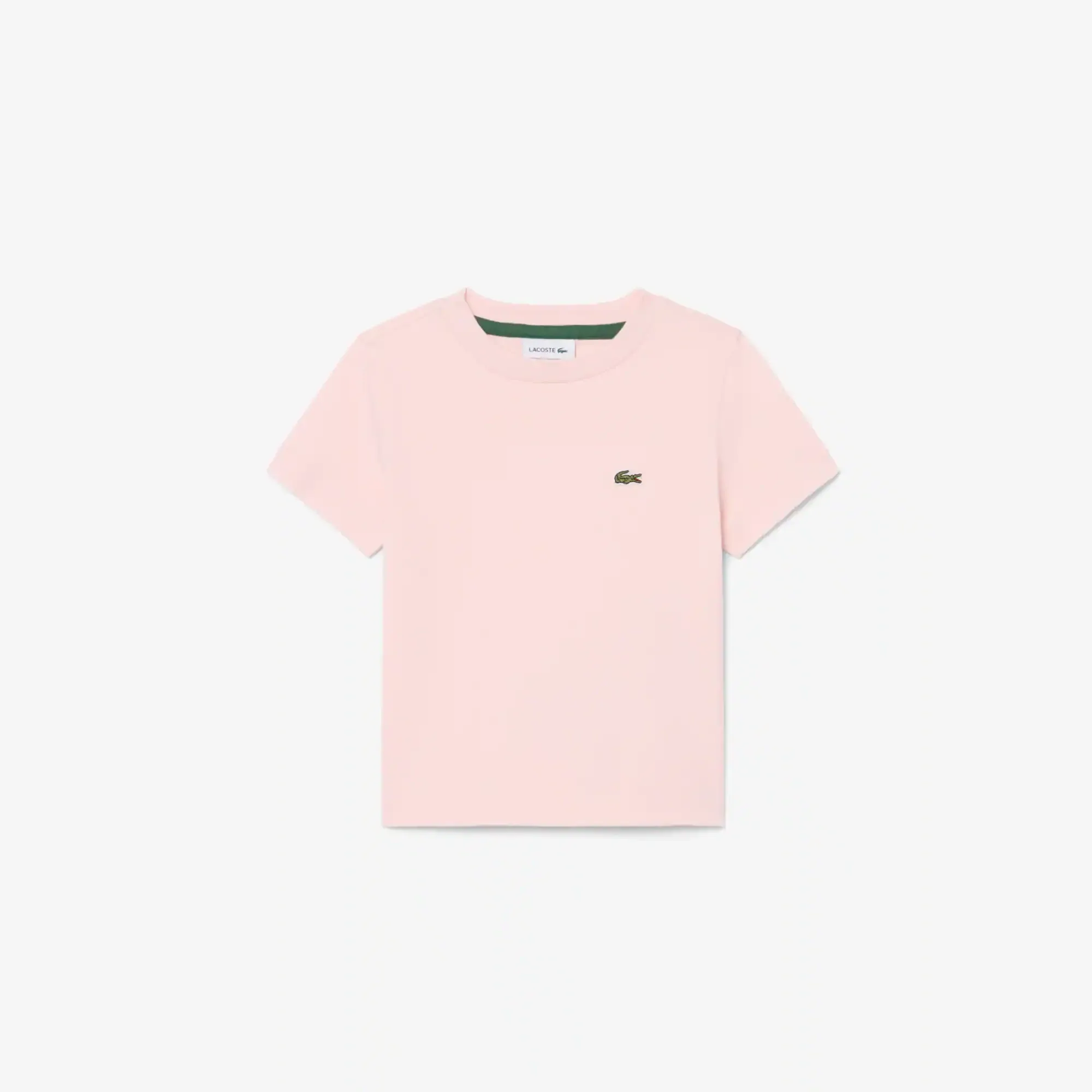 Lacoste Unisex Cotton Crew Neck T-shirt - Light Pink