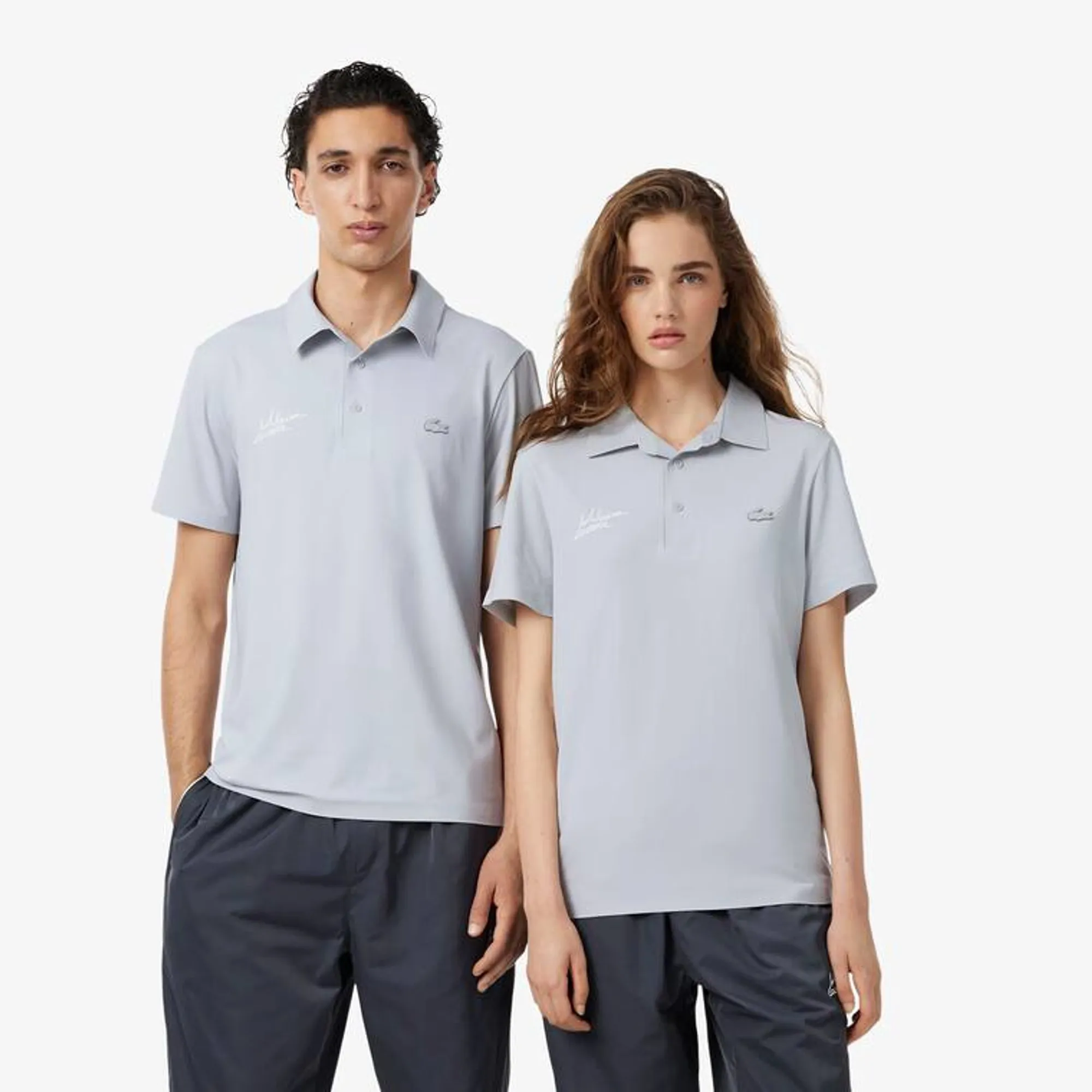 Regular Fit Lacoste x Alpine Polo Shirt - Light Grey