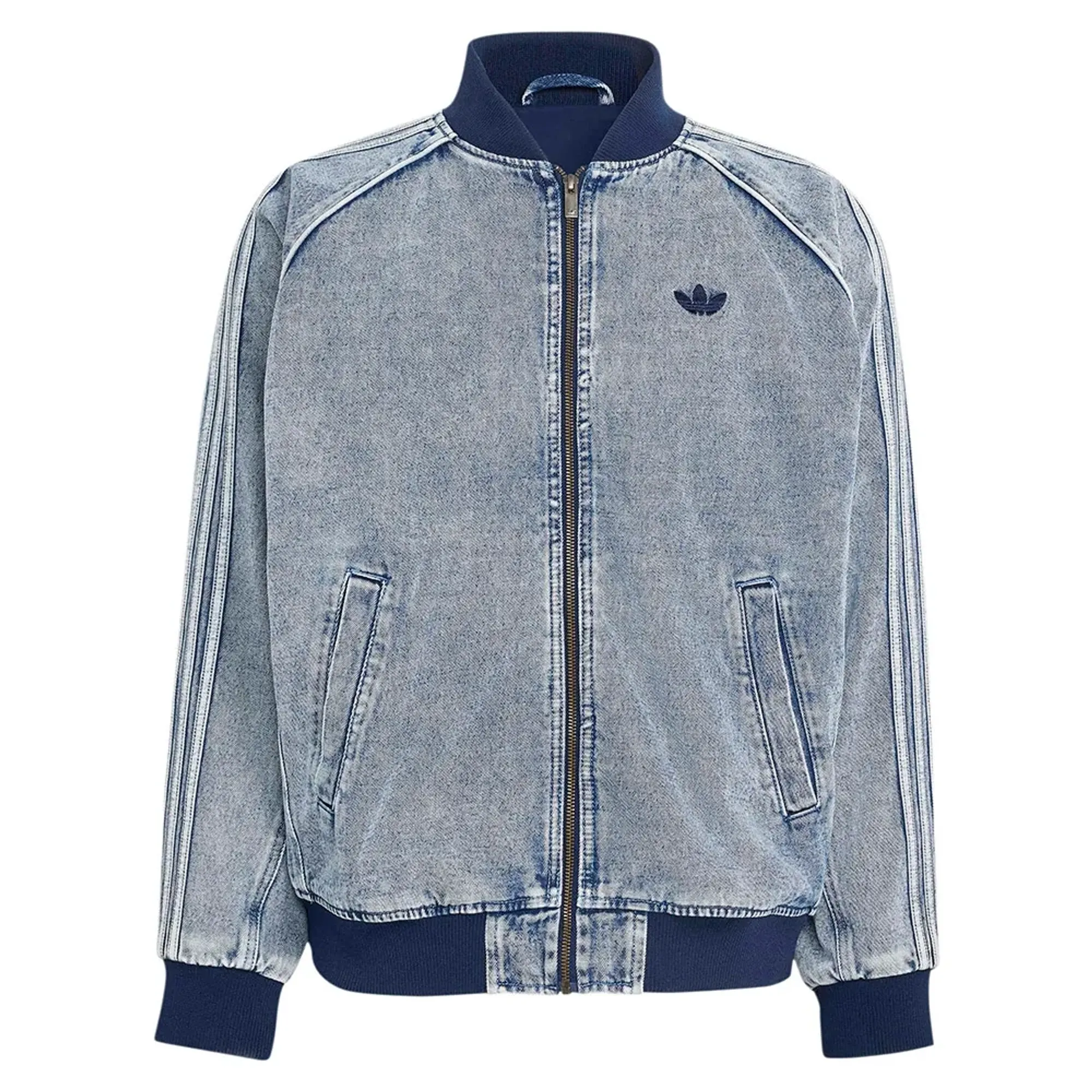 Adidas Originals Sst Track Denim Jacket | KQ6332 | FOOTY.COM