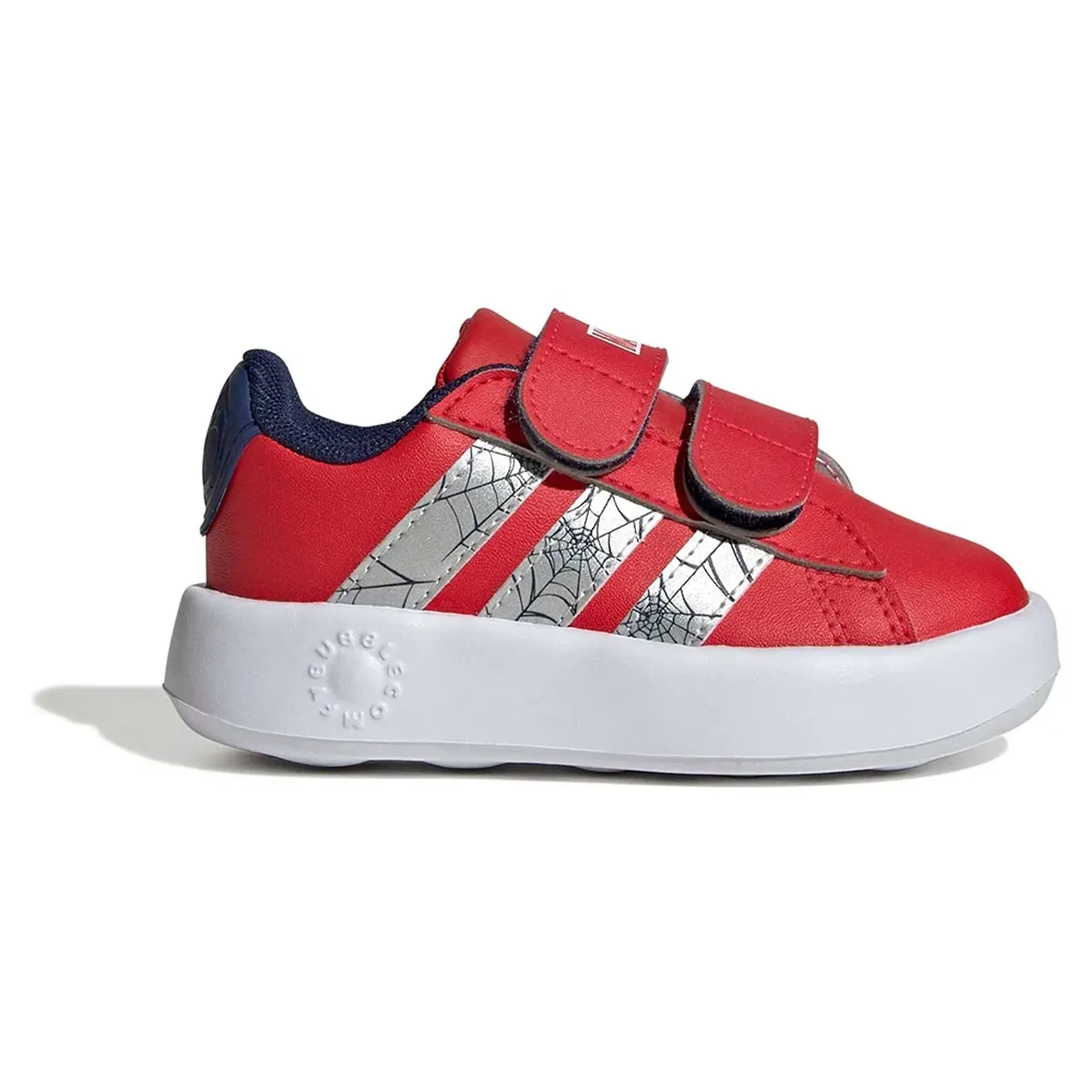 Adidas Marvel Spider- - Pure Ruby / Silver Metallic / Dark Blue