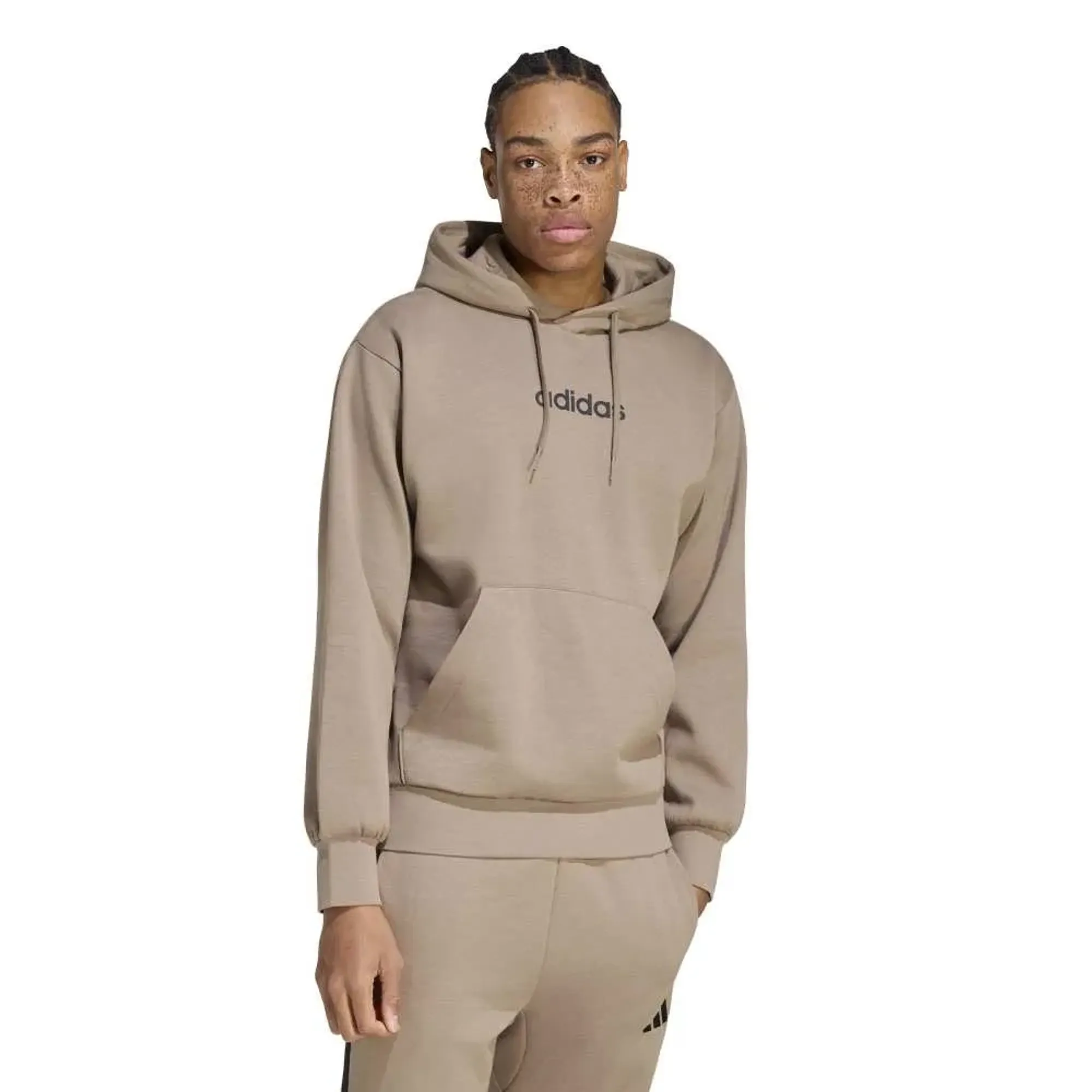 Adidas Essentials Linear Fleece Hoodie