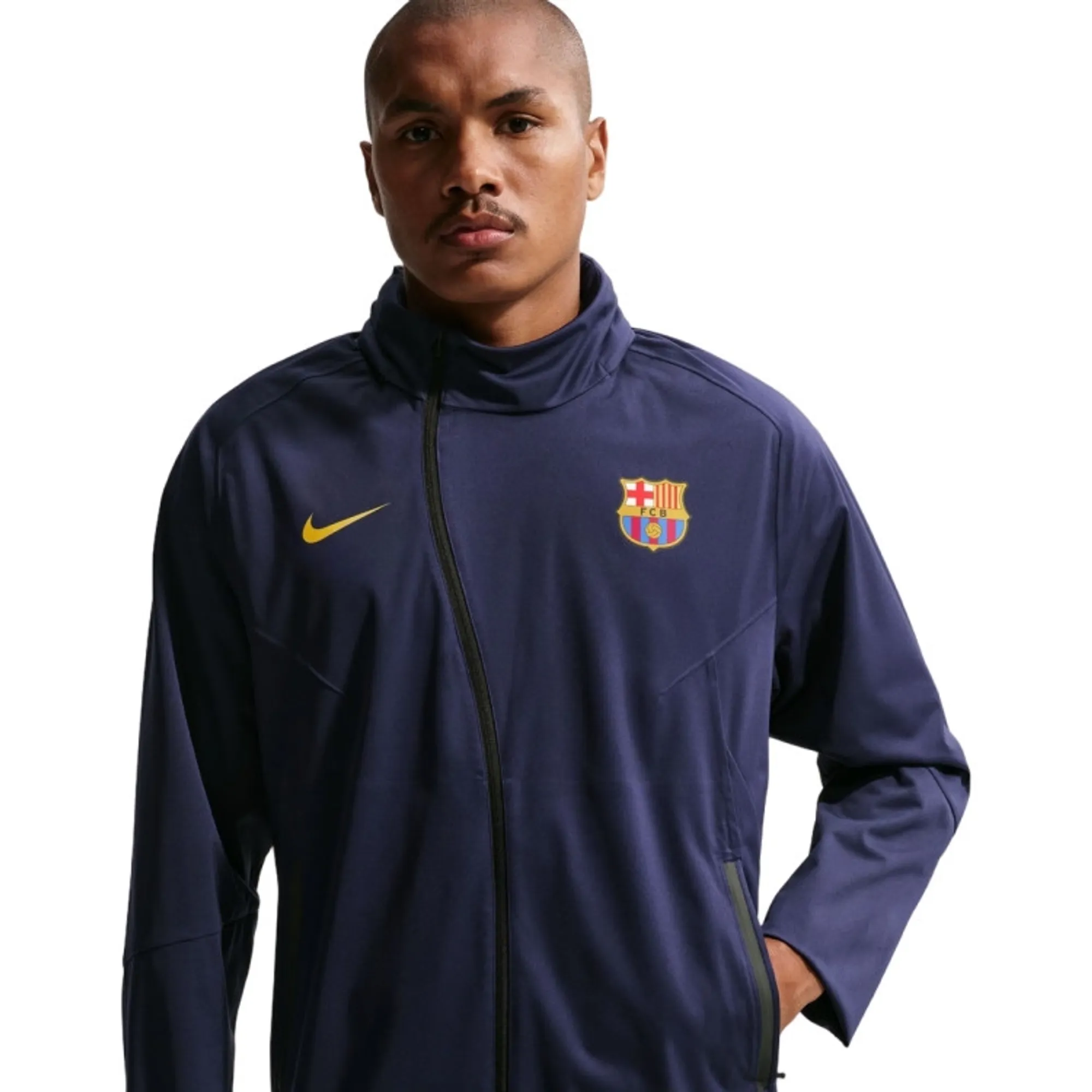 Barcelona Rain Jacket Shield - Blackened Blue/Mineral Yellow - ['Blue']