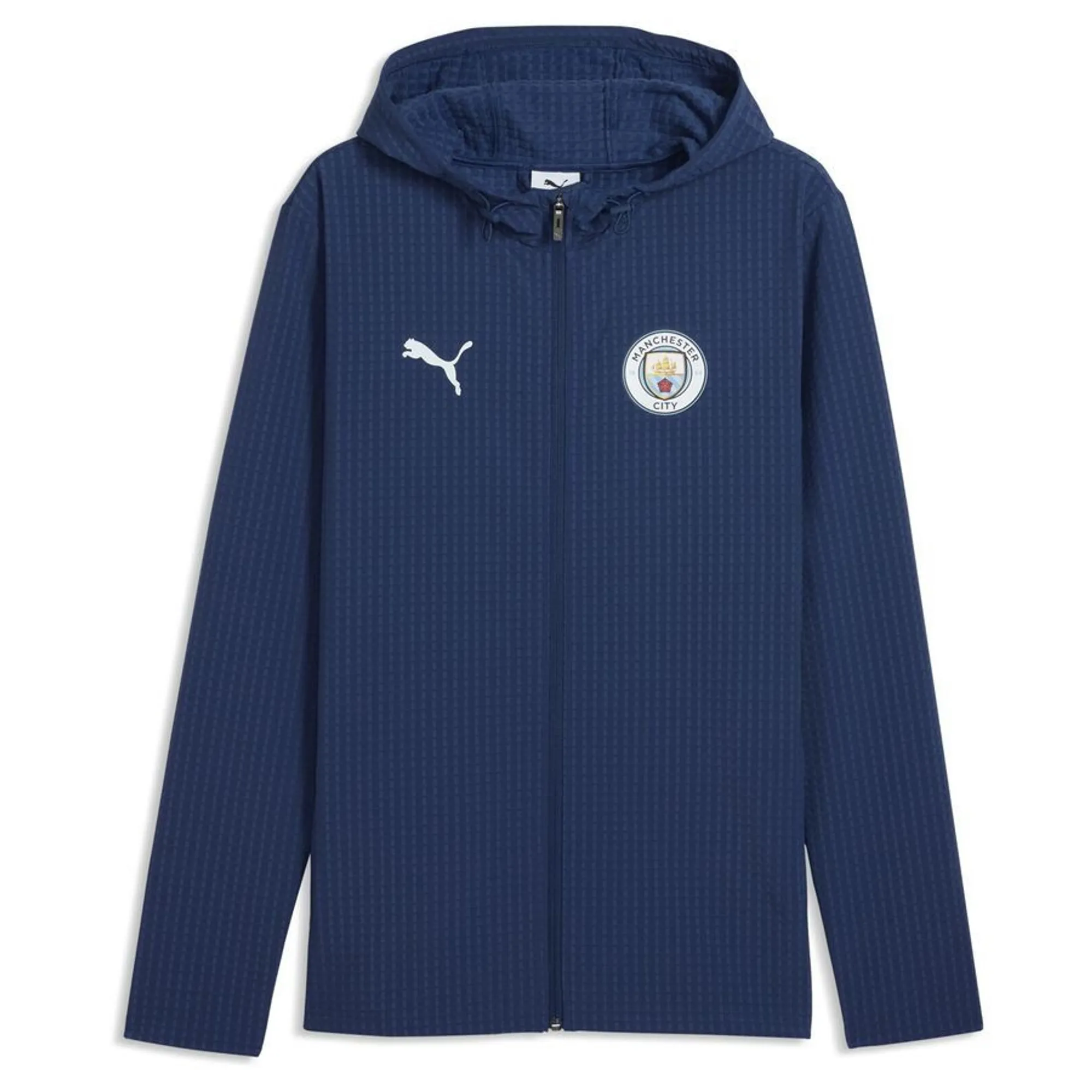 Puma Manchester City Softshell Training Jacket Men in Blue | Size 3XL