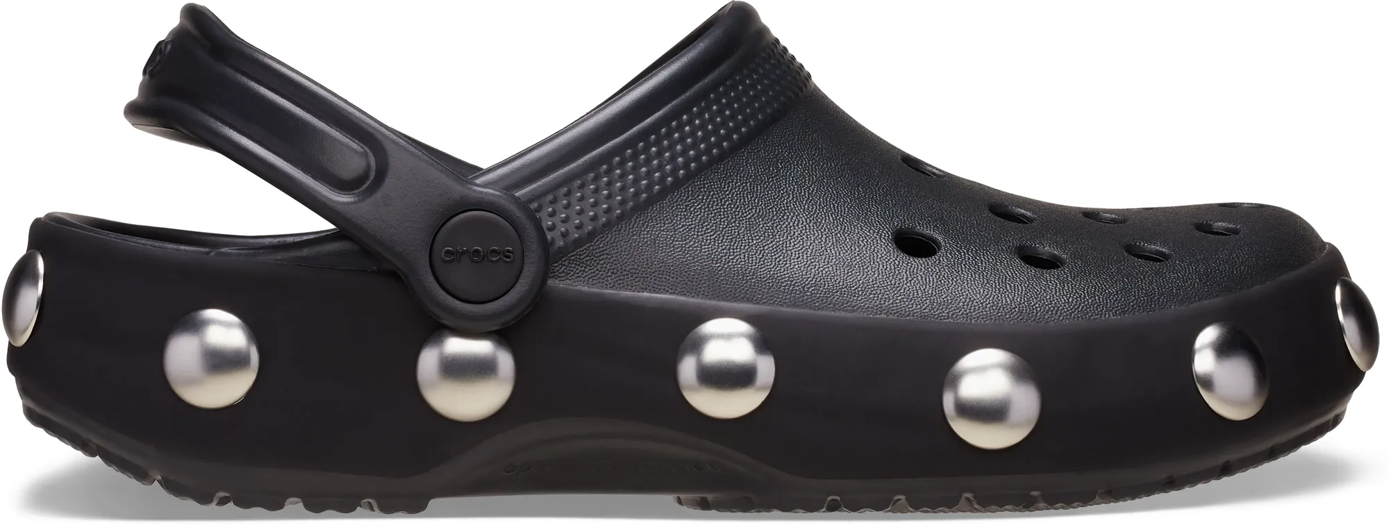 Crocs | Unisex | Classic Big Studded | Clogs | Black | W2/M1