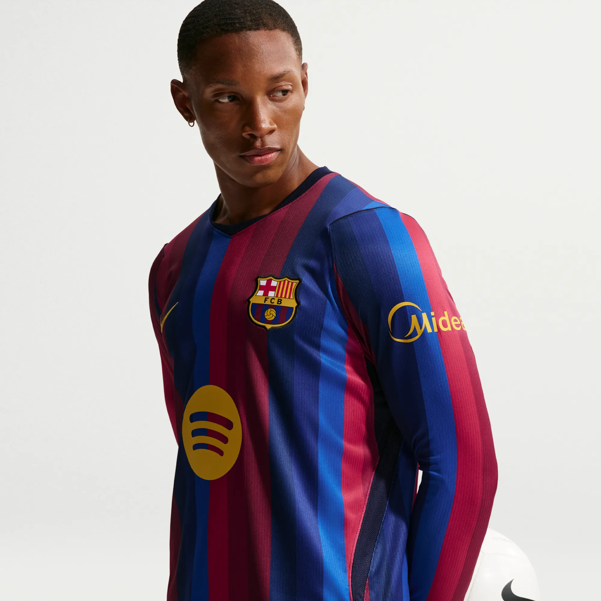 Nike Dri-FIT Football Replica Long-Sleeve Shirt - Red