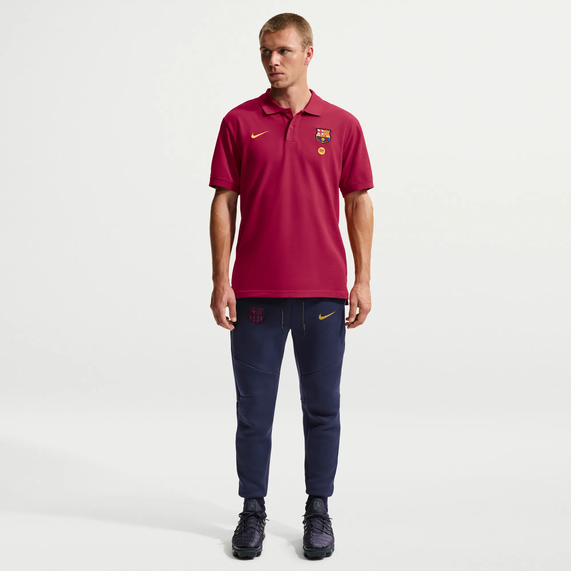 F.C. Barcelona Tech Fleece Men's Nike Football Joggers - Blue - Fleece