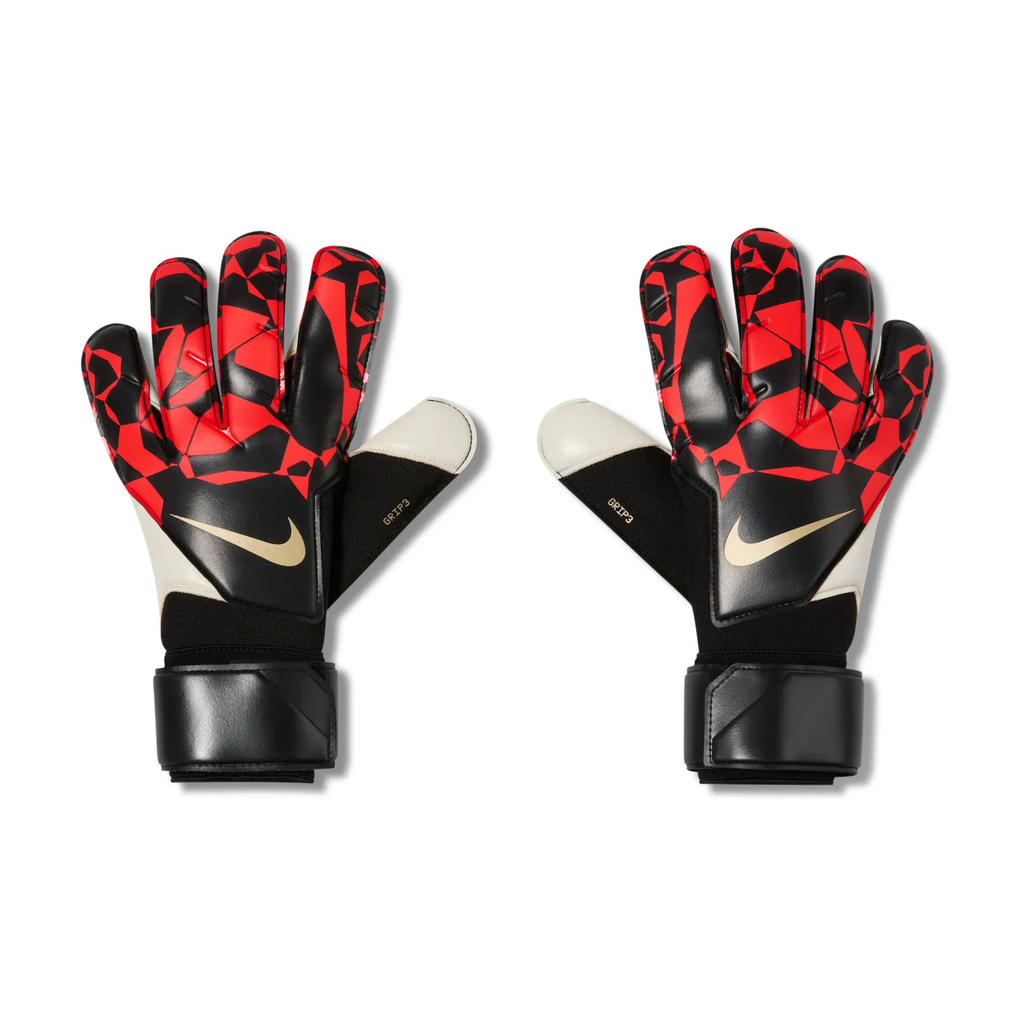 Nike Grip3 Goalkeeper Football Gloves - Black