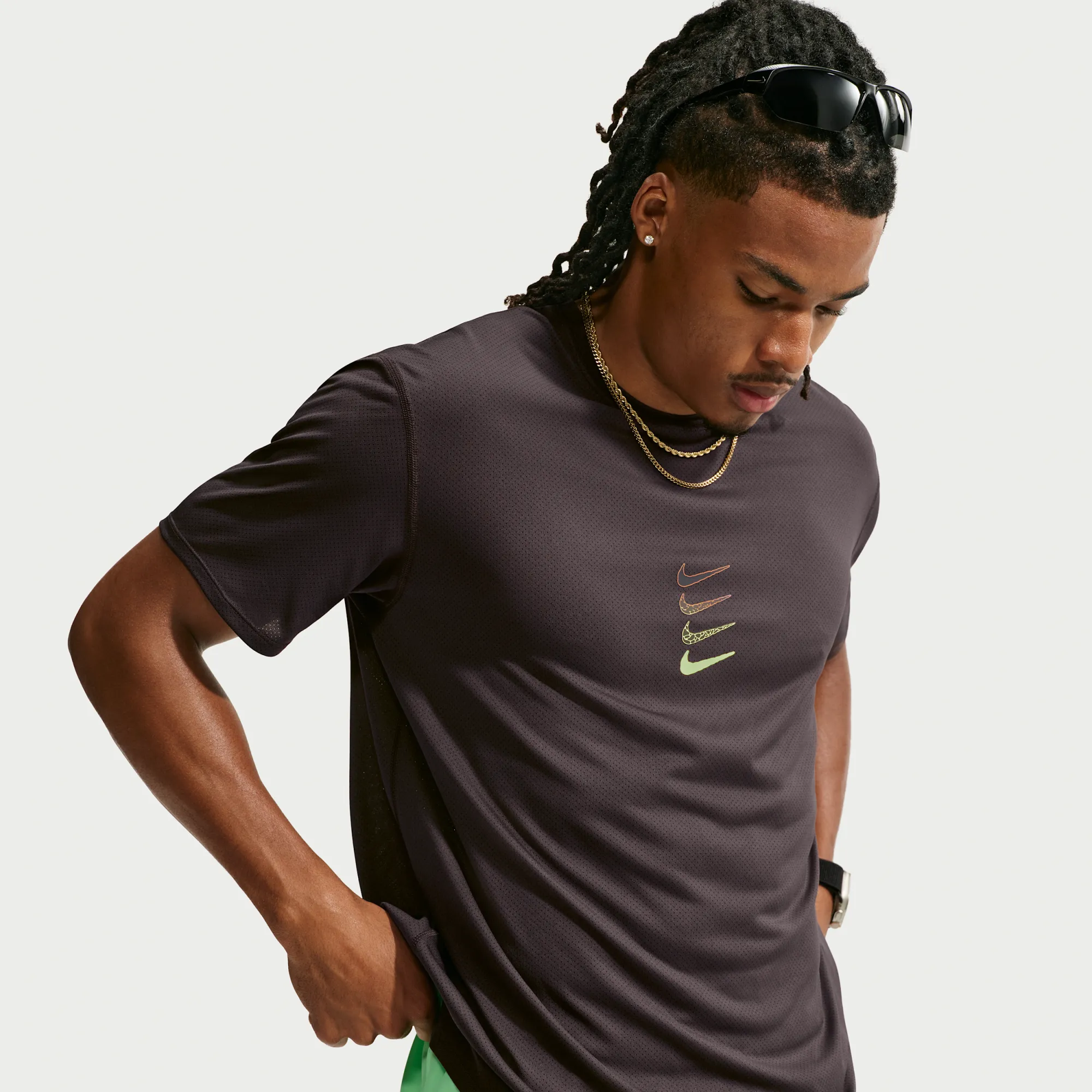 Nike Men's Dri-FIT Running Top - Black