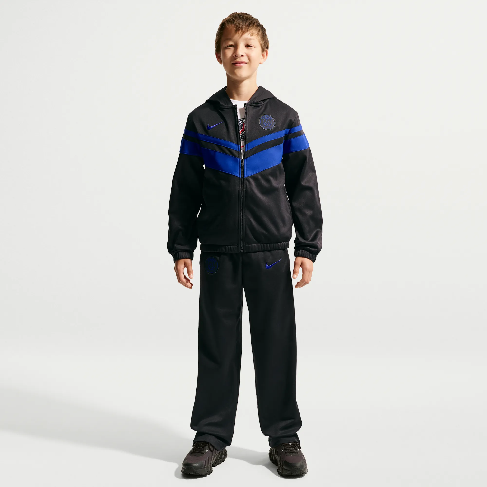 Nike Dri-FIT Football Hooded Tracksuit - Black