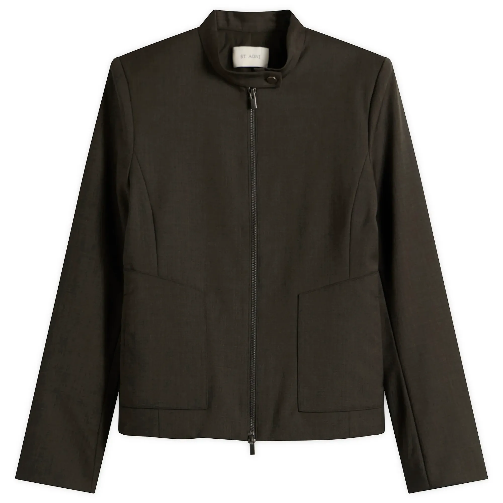 ST. Agni Women's Moto Jacket Umber