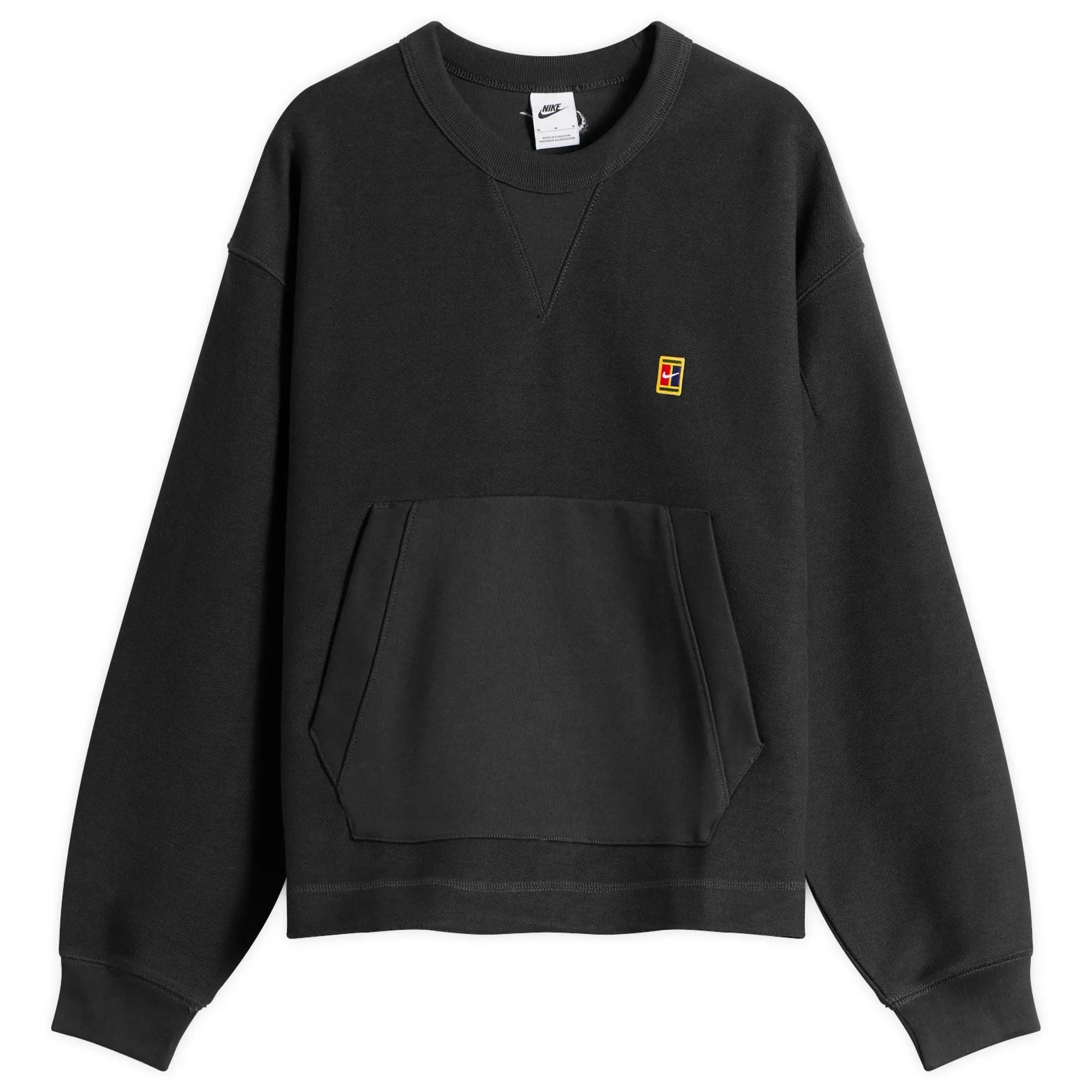 Nike Men's Club Rules Fleece Crew Sweatshirt Black/Sail