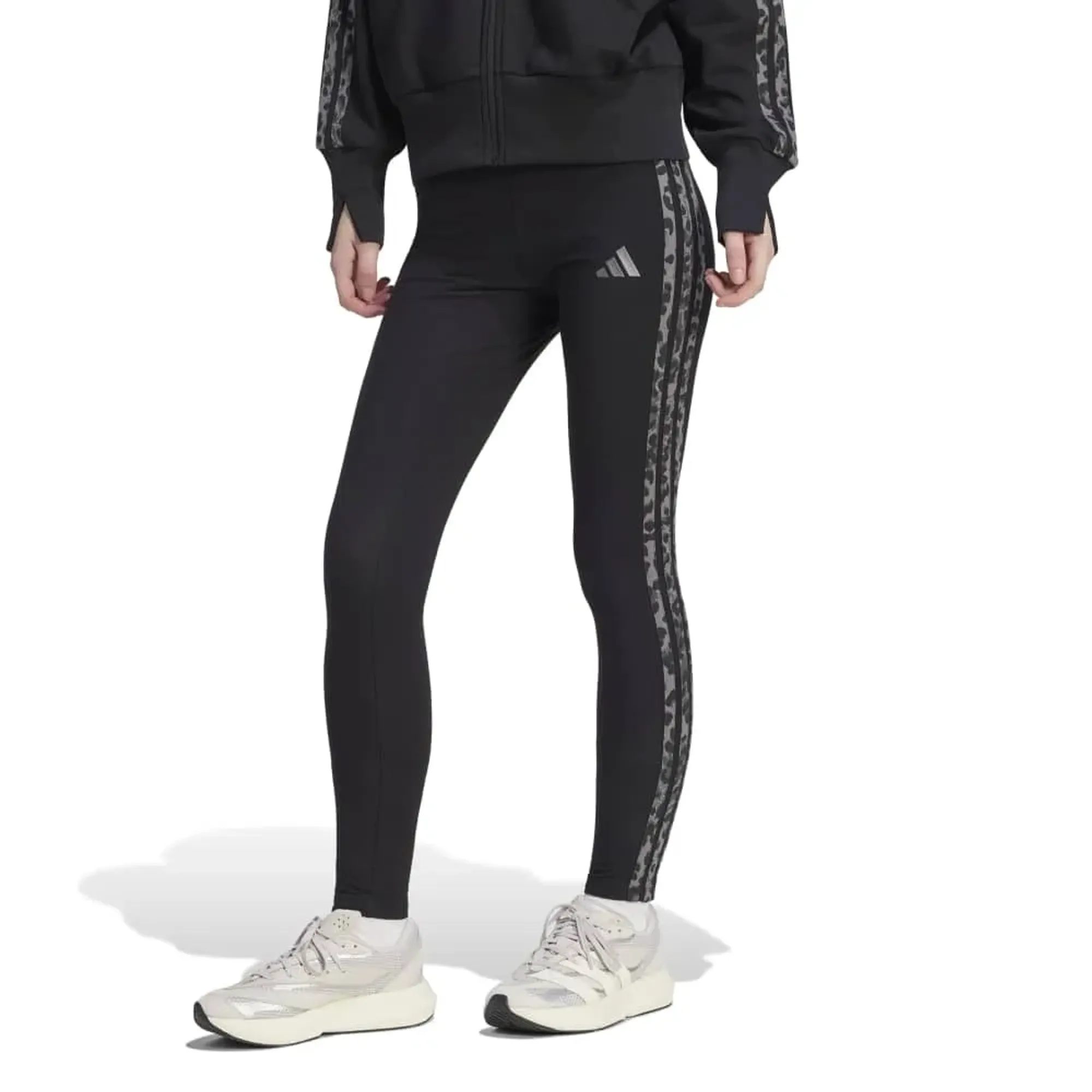 Adidas Seasonal Essentials Animal Print 3 Stripes Leggings