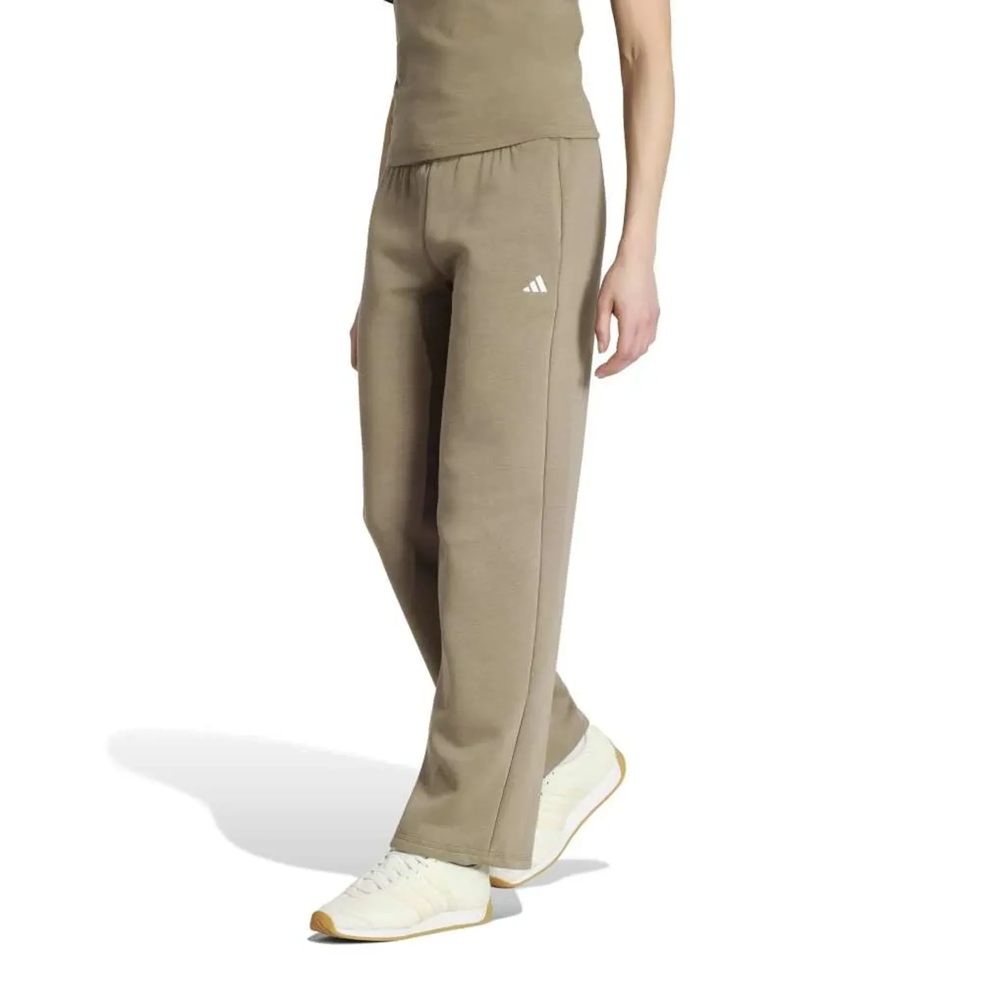 Adidas Essentials Small Logo Feel Cozy Open-hem Joggers