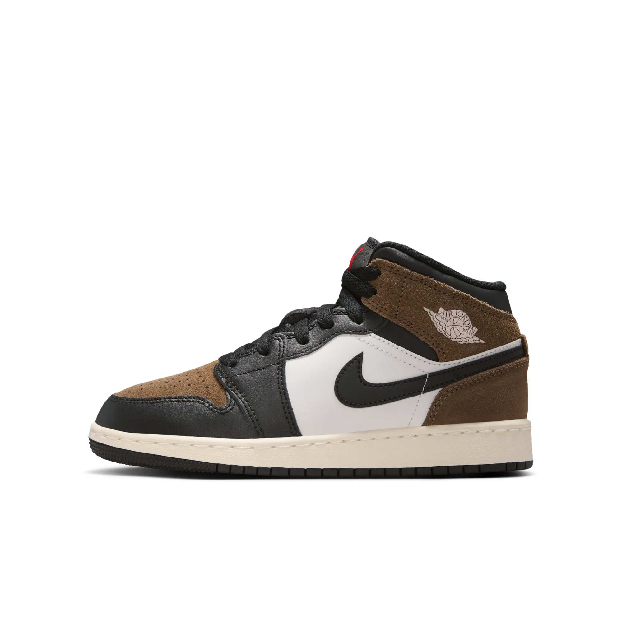 Nike Jordan Nike Air Jordan 1 Mid Older Kids' Shoes - Black
