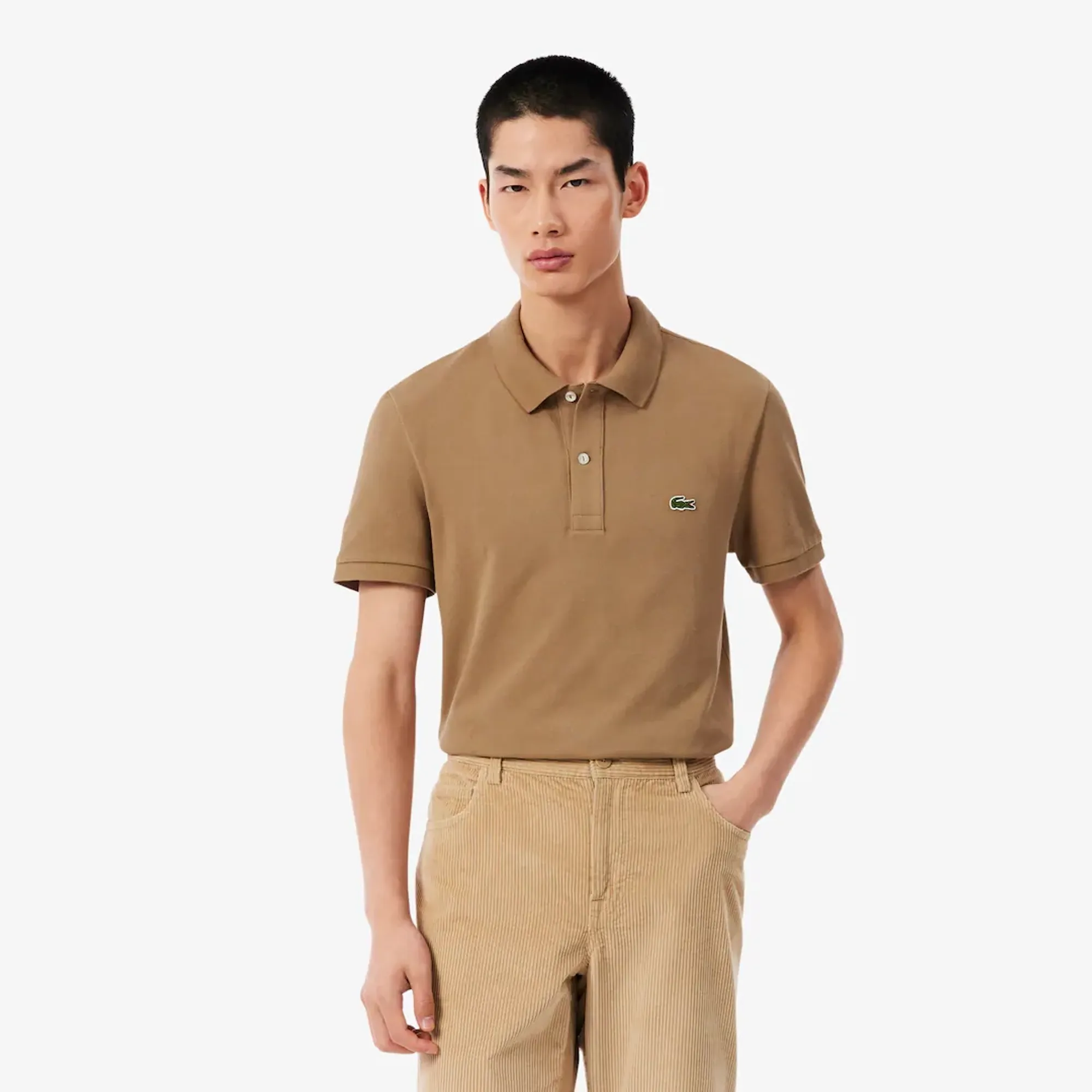 Lacoste Slim Fit L.12.12 Original Polo Shirt - Brown