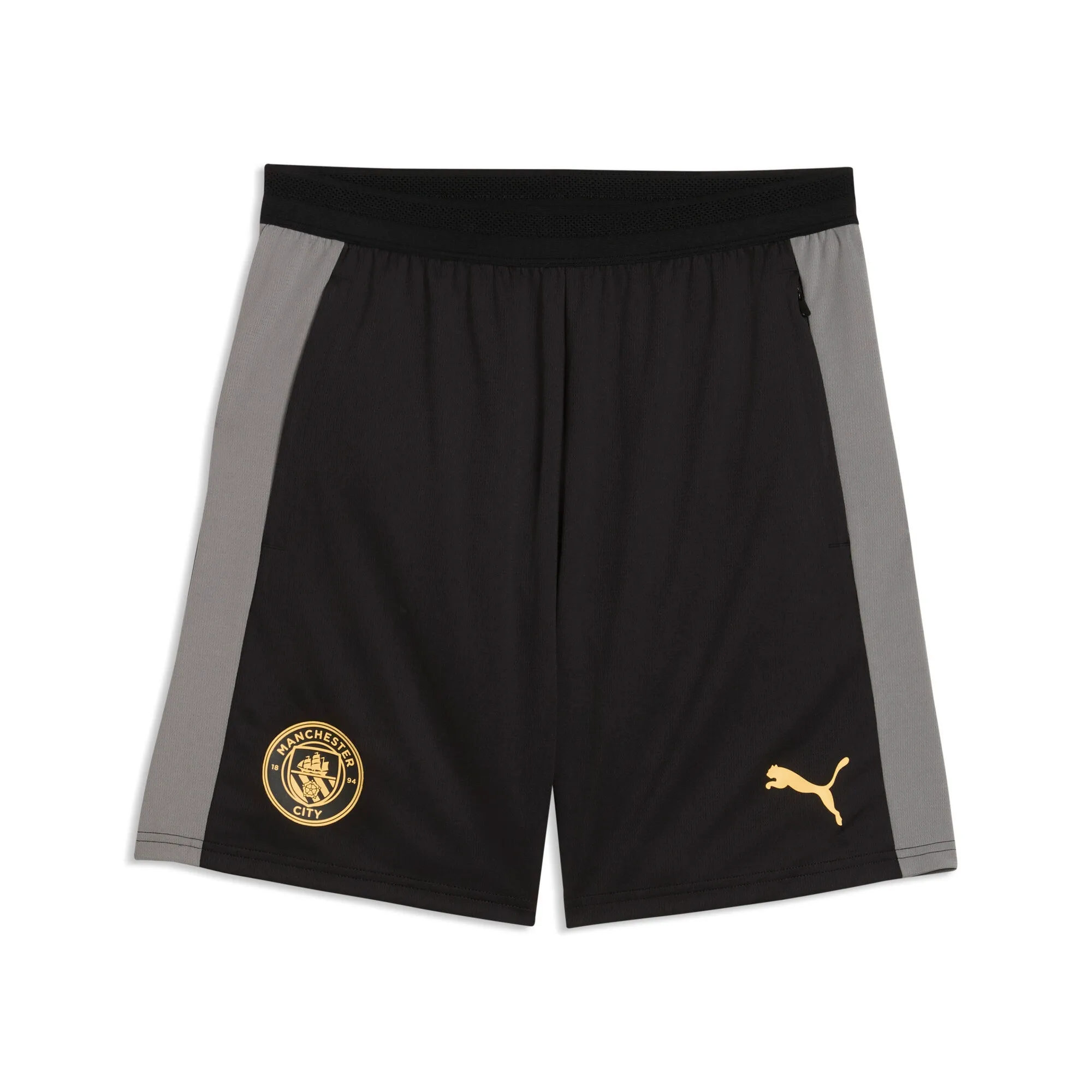 Manchester City Slim Training Shorts Men in Black | Size Small
