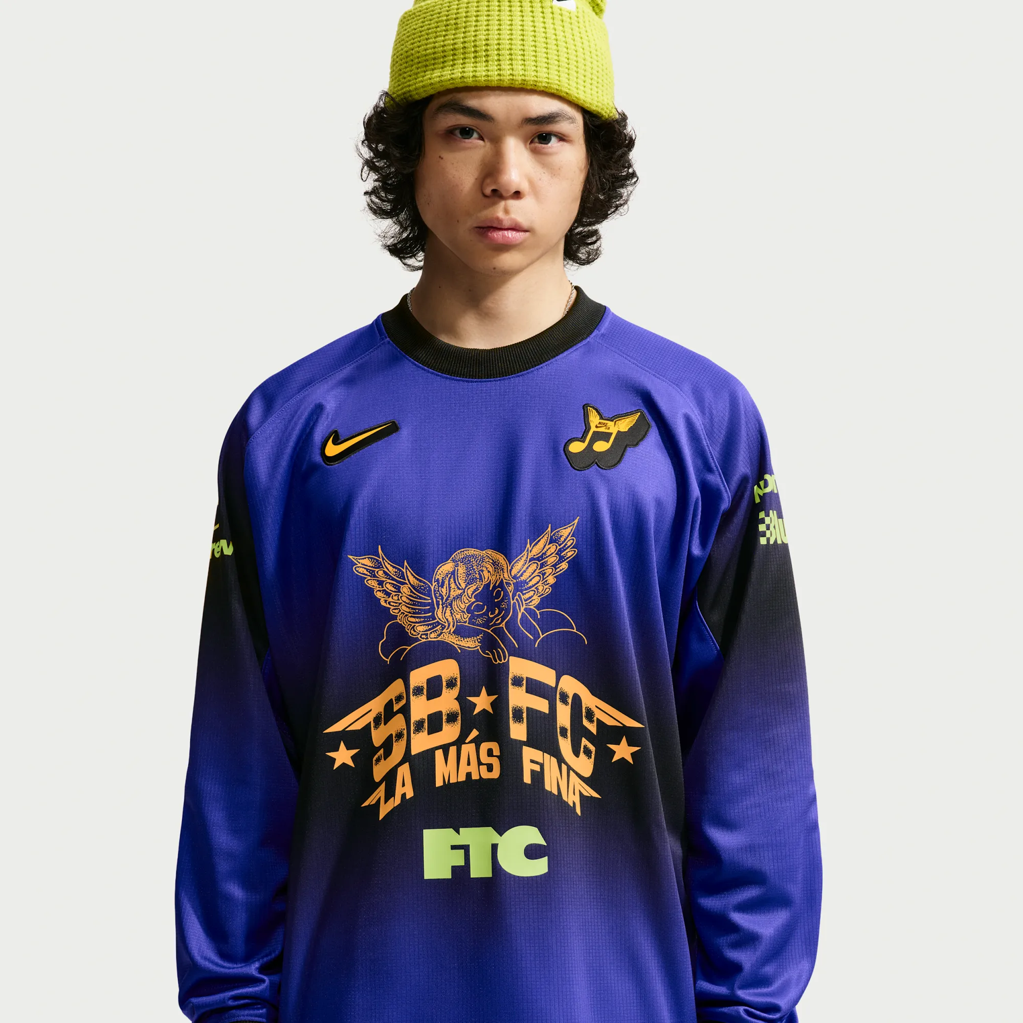 Nike SB Long-Sleeve Skate Top - Purple